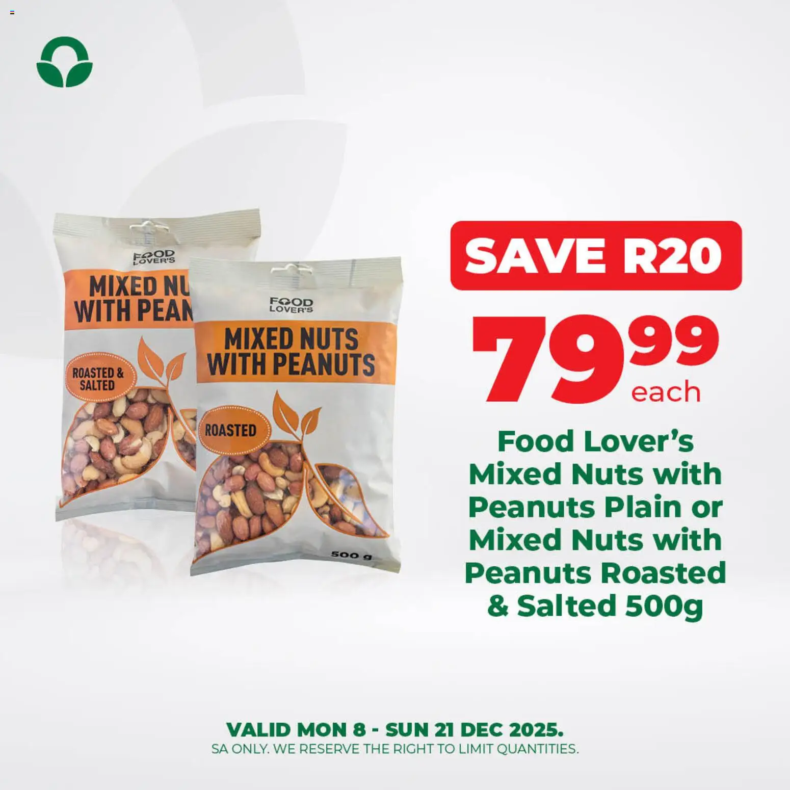 New Food Lover's Market catalogue – valid from 08.12.2025 | Page: 7 | Products: Nuts, Peanuts