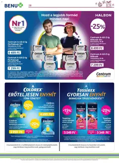 BENU Gyógyszertárak Akciós újság - amely érvényes a következő dátumtól: 01.12.2025 | Oldal: 28 | Termékek: Gyógyszerek, Multivitamin, Citrom