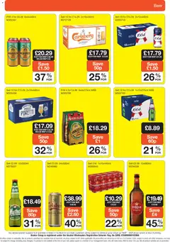 Preview of Booker Wholesale - National Promotions valid from 05.11.2025 | Page: 17 | Products: Beer, Bancs de Musculation