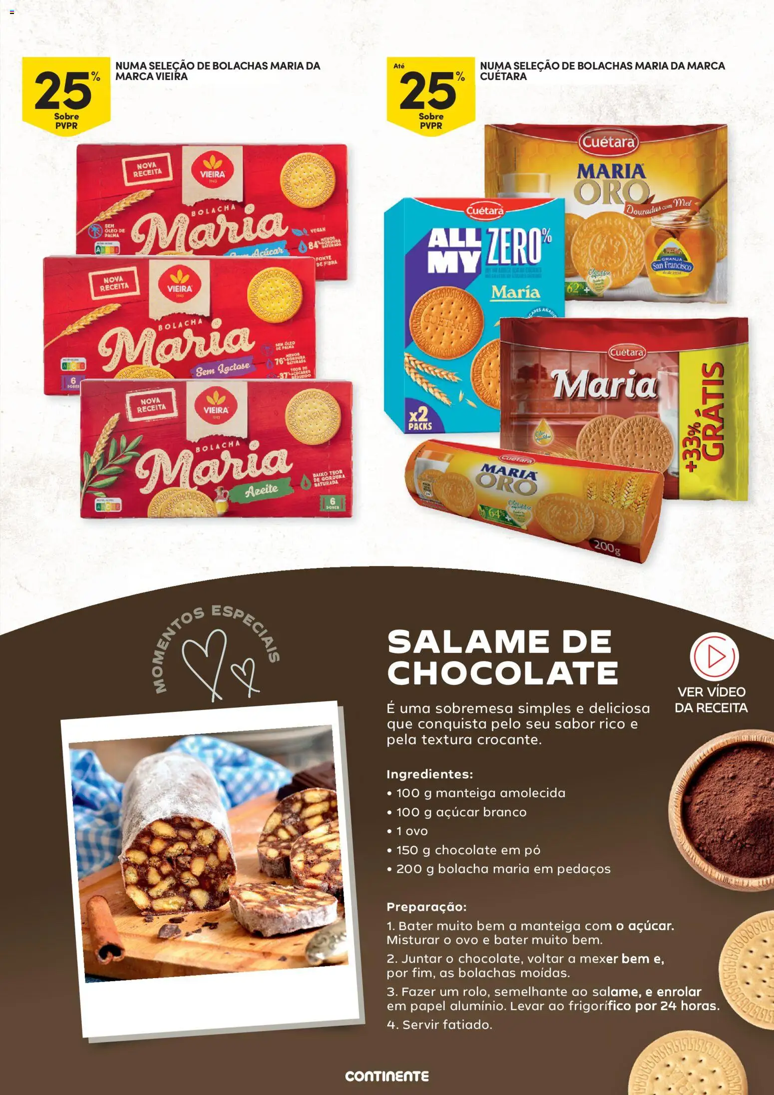 Continente - Bolachas Para momentos especiais │ válido de 03.02.2026 | Página: 3 | Produtos: Azeite, Pó, Chocolate, Açúcar