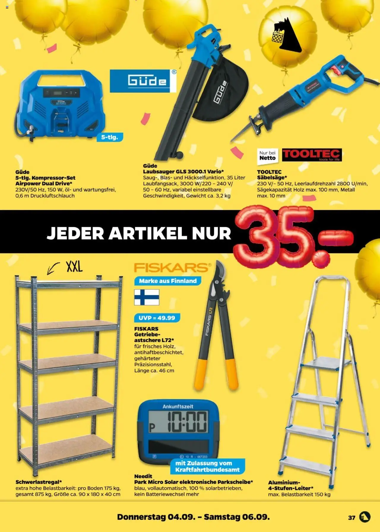 Netto Prospekt 	 - gültig ab dem 01.09.2025 | Seite: 37 | Produkte: Gewicht, Öl