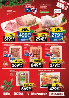 Idea katalog - pregled Idea kataloga - važi od 11.12.2025 | Strana: 7 | Proizvode: Mleveno meso, Svinjski vrat, Pileći batak