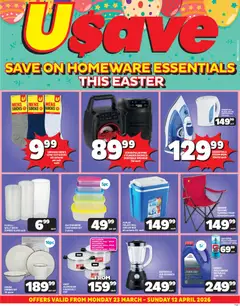 Usave specials catalogue – valid from 23.03.2026