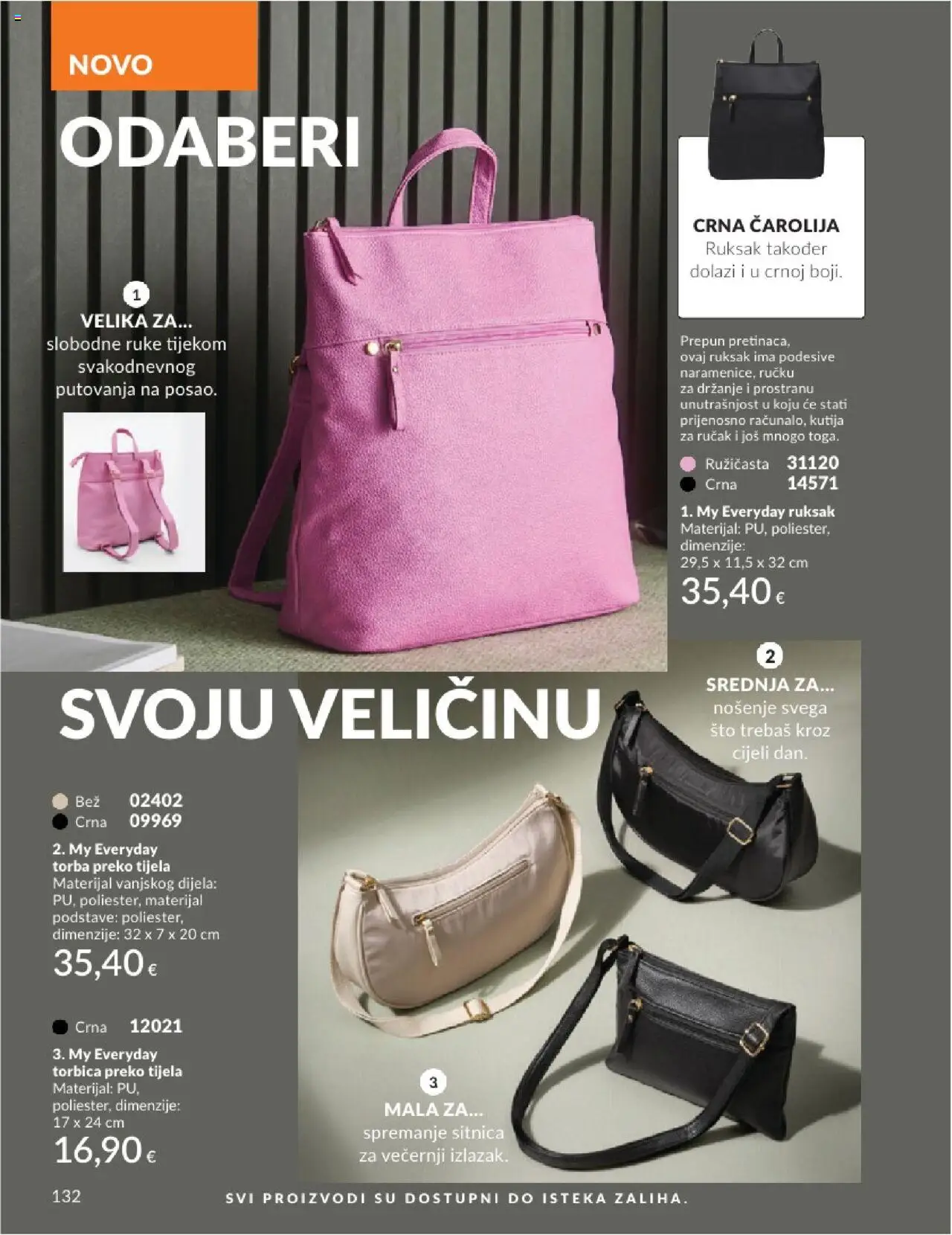 Avon katalog | vrijedi od 01.08.2025 | Stranica: 132 | Proizvodi: Kutija, Torbica, Ruksak, Torba