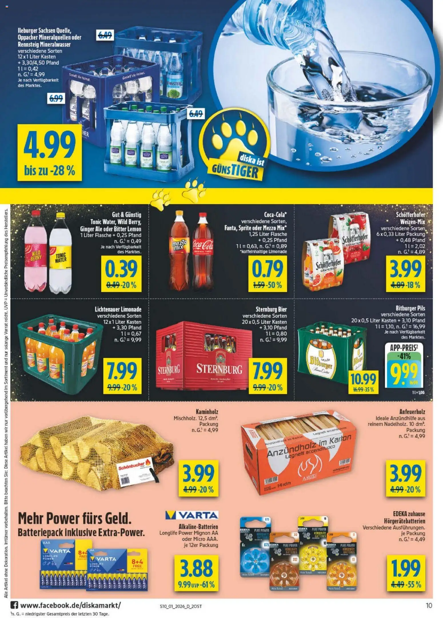 Diska - Diska Angebote Sachsen-Thüringen KW01 – gültig ab 29.12.2025 | Seite: 10 | Produkte: Sprite, Cola, Bier, Pils