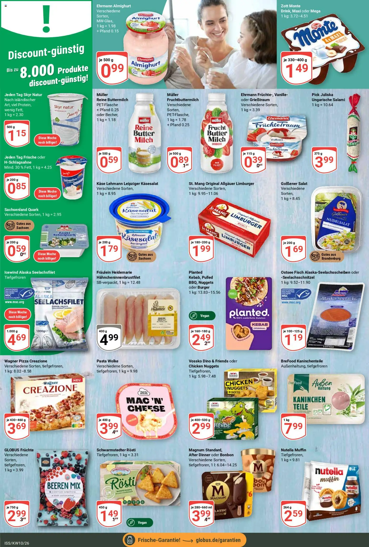 Globus Prospekt – gültig ab 02.03.2026 | Seite: 13 | Produkte: Pasta, Salami, Pizza, Salat