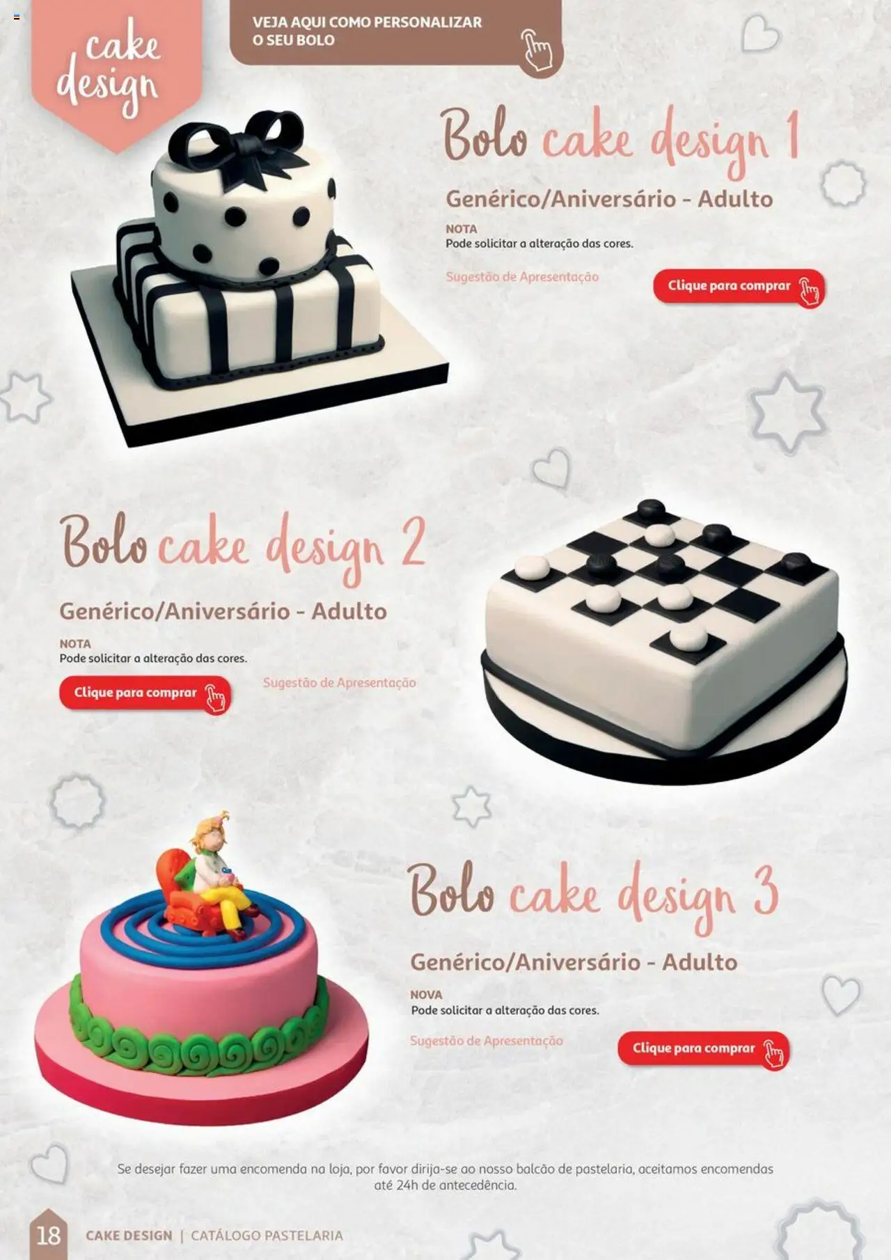 Auchan Catálogo de Pastelaria │ válido de 08.04.2024 | Página: 18 | Produtos: Bolo