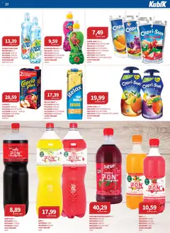 Náhled letáku Kubík leták - Velkoobchod 11/2025 od 01.11.2025 | Strana: 27 | Produkty: Ananas, Vitamíny, Maliny, Citron