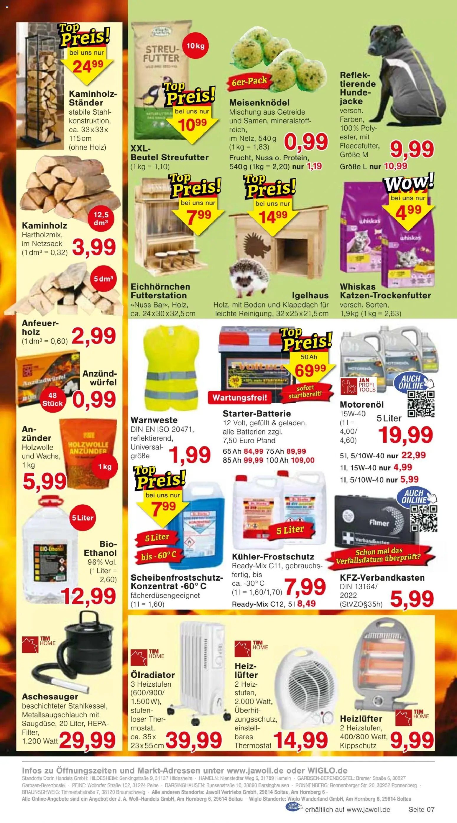 Jawoll Prospekt – gültig ab 17.11.2025 | Seite: 11 | Produkte: Batterien, Jacke, Getreide, Whiskas