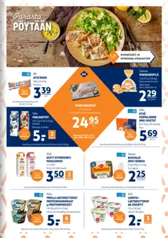 K-Supermarket tarjoukset – voimassa 11.09.2025 alkaen | Sivu: 3 | Tuotteet: Juusto, Peruna