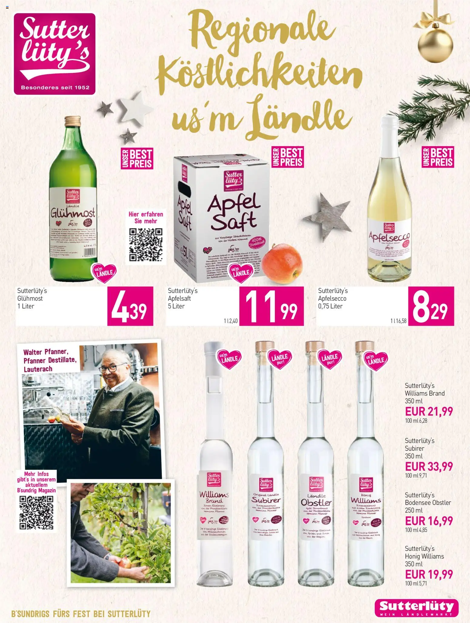 Sutterlüty Flugblatt gültig ab 18.12.2025 | Seite: 19 | Produkte: Planche de surf, Saft, Äpfel