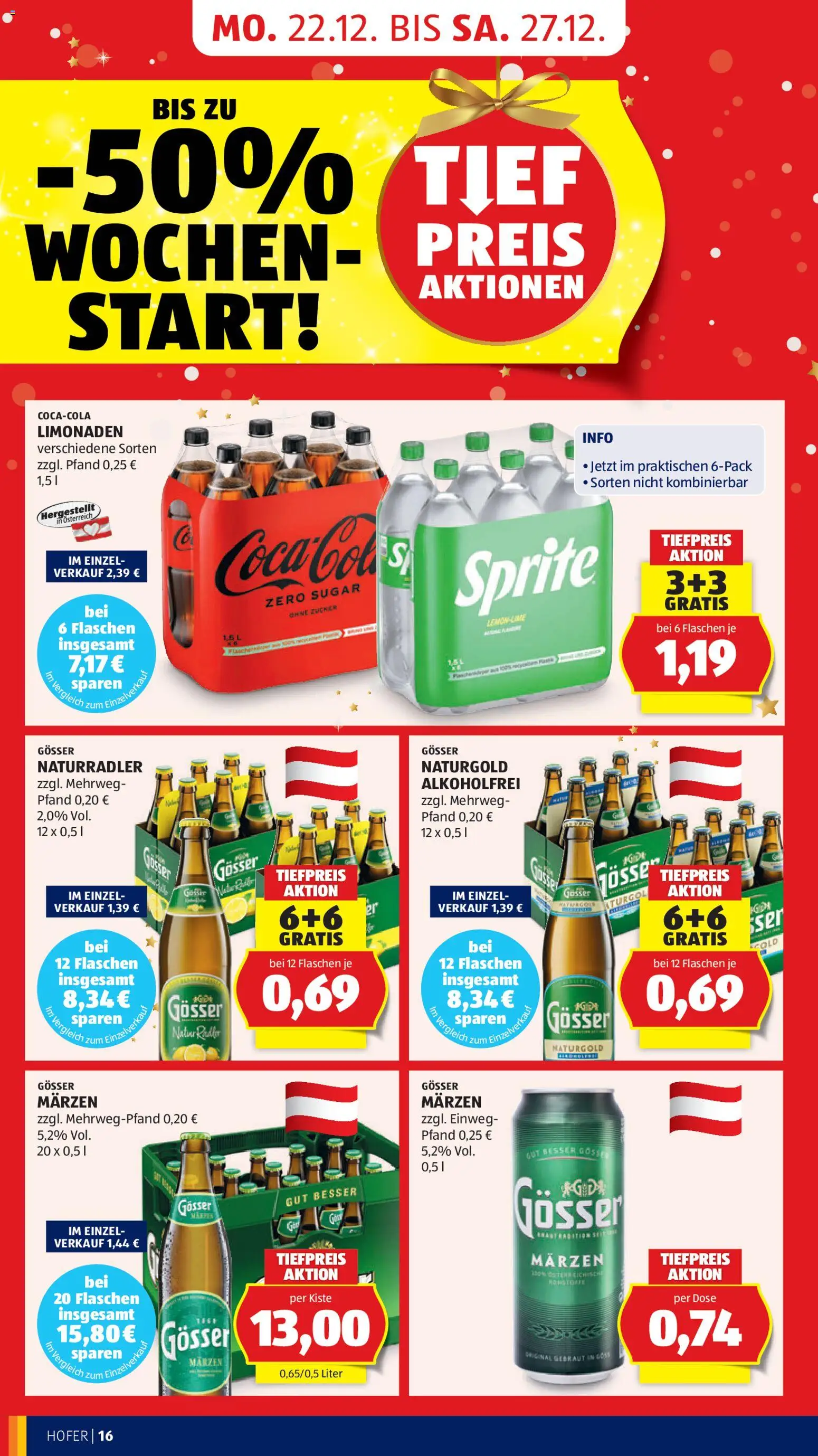 Hofer Flugblatt gültig ab 19.12.2025 | Seite: 22 | Produkte: Zucker