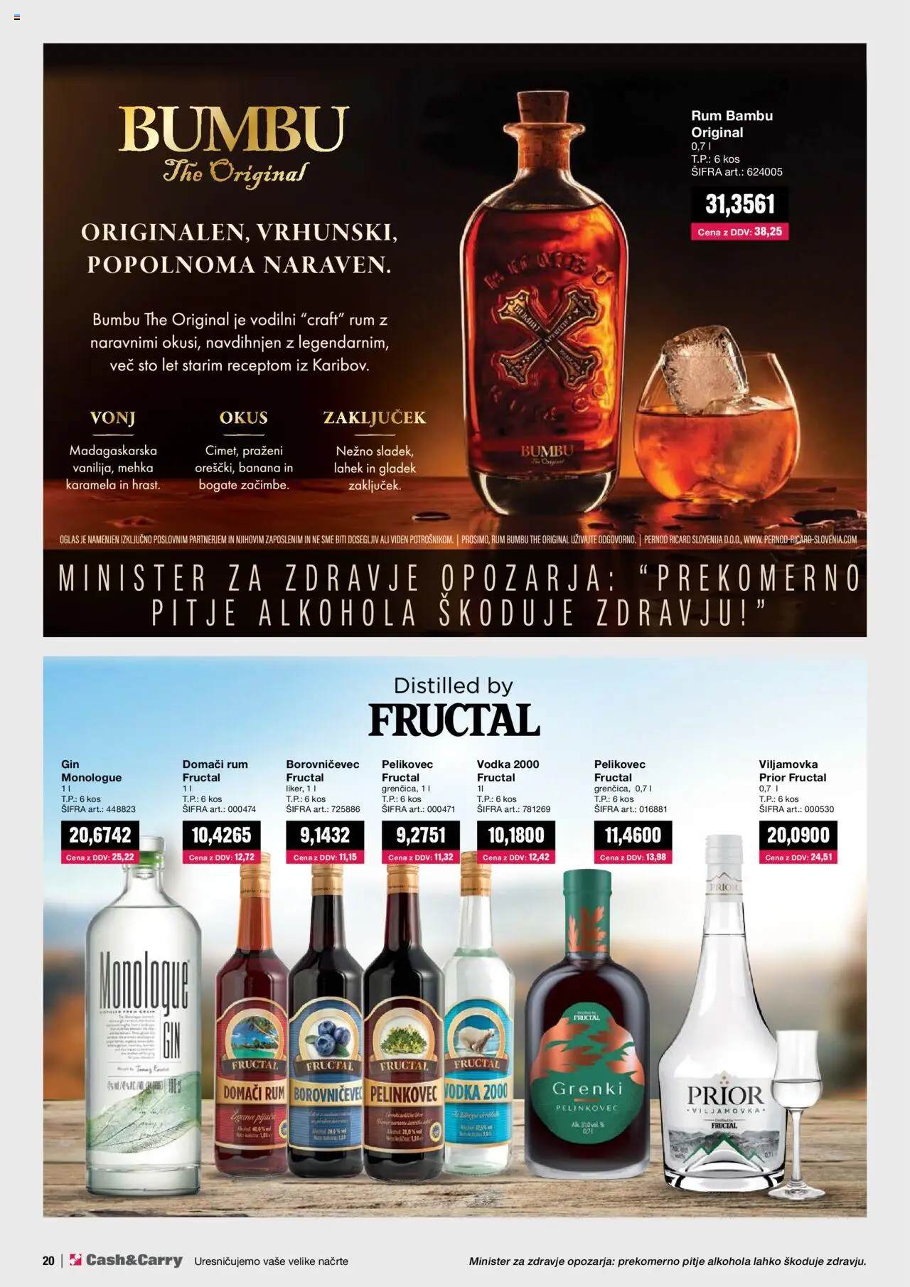 Mercator katalog │ velja od 01.09.2025 | Stran: 20 | Izdelki: Kos, Gin, Vodka