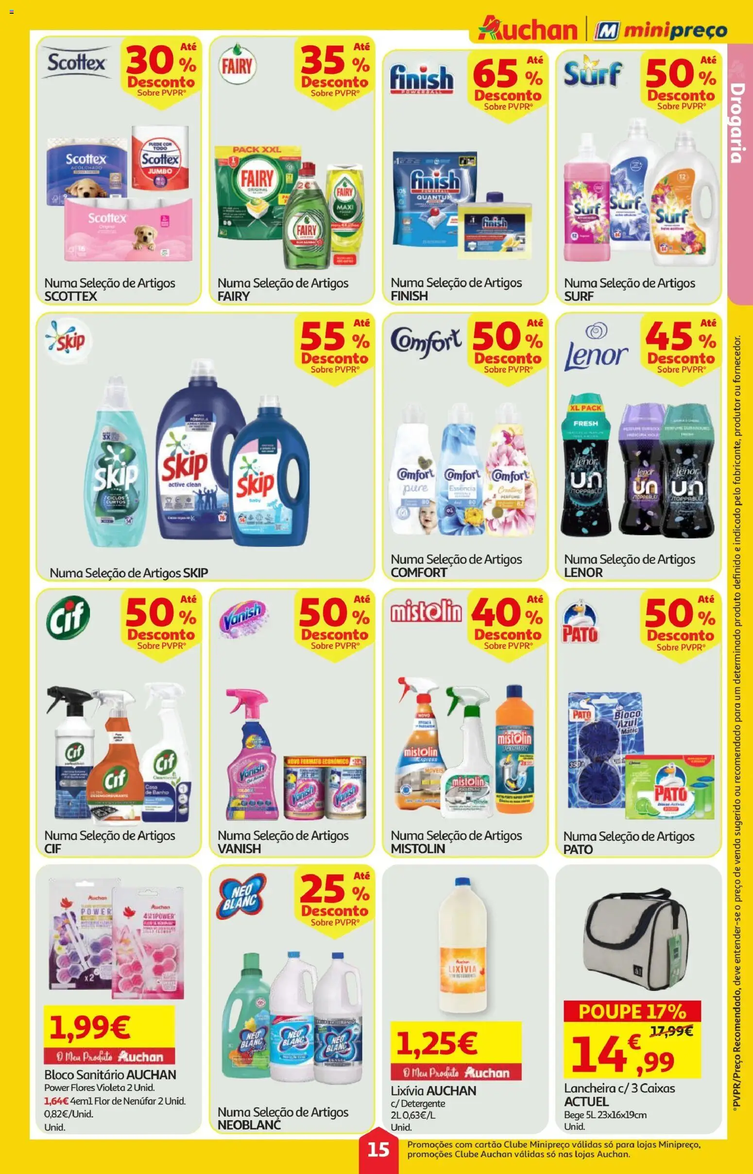 Minipreço folheto │ válido de 23.04.2026 | Página: 15 | Produtos: Flores, Detergente, Banho