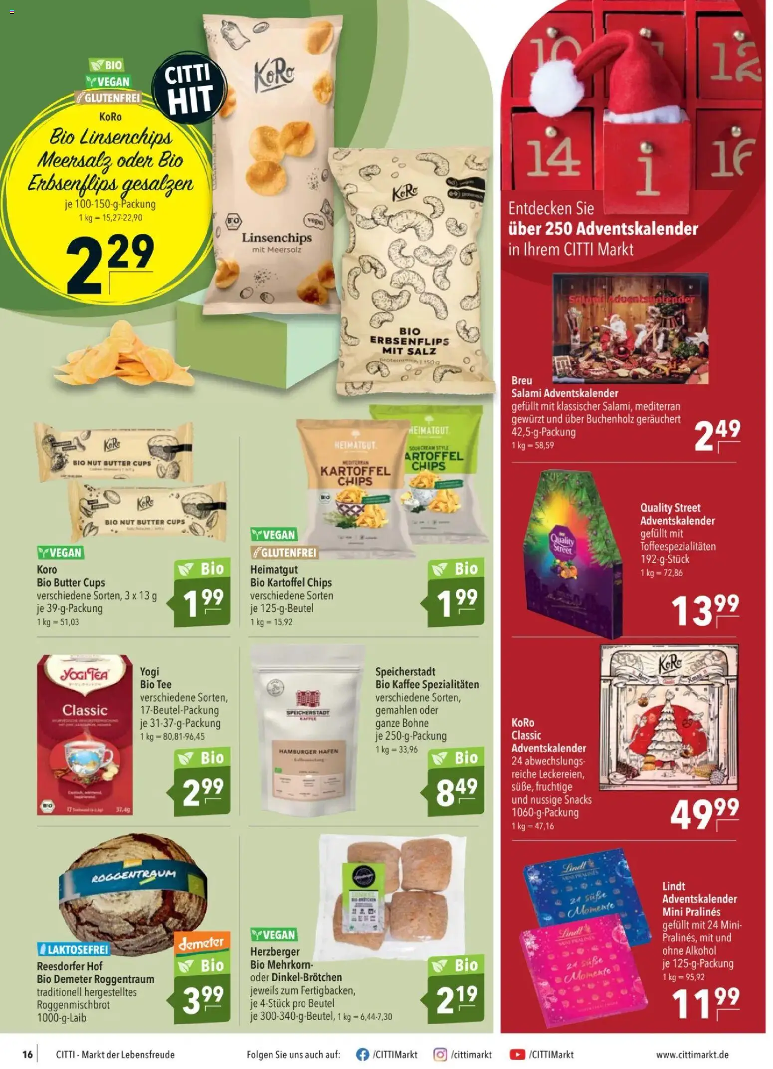 CITTI tilbudsavis – gyldig fra 05.11.2025 | Side: 16 | Produkter: Salami, Chips