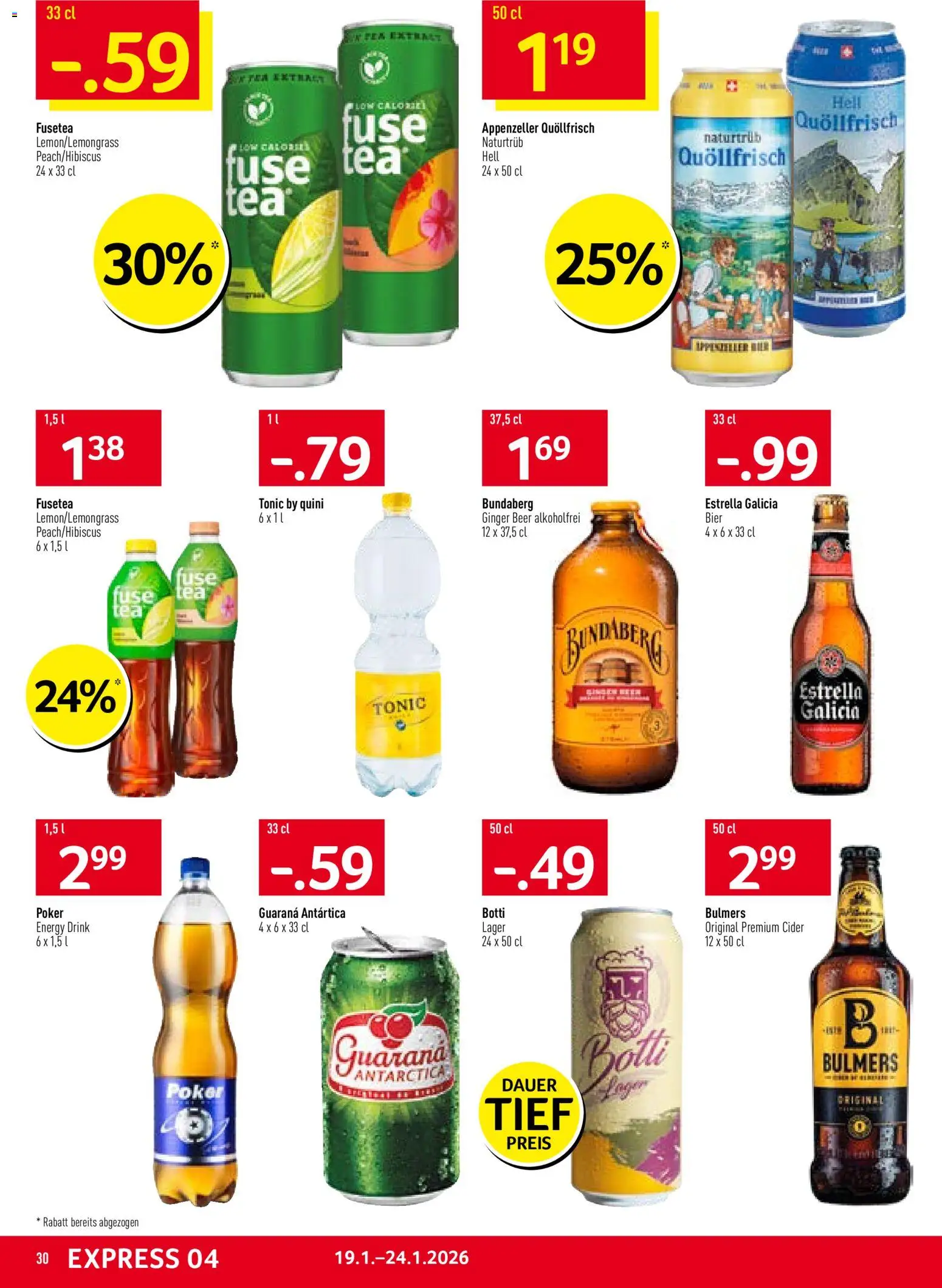 Prodega Aktionen – gültig ab 19.01.2026 | Seite: 30 | Produkte: Bier
