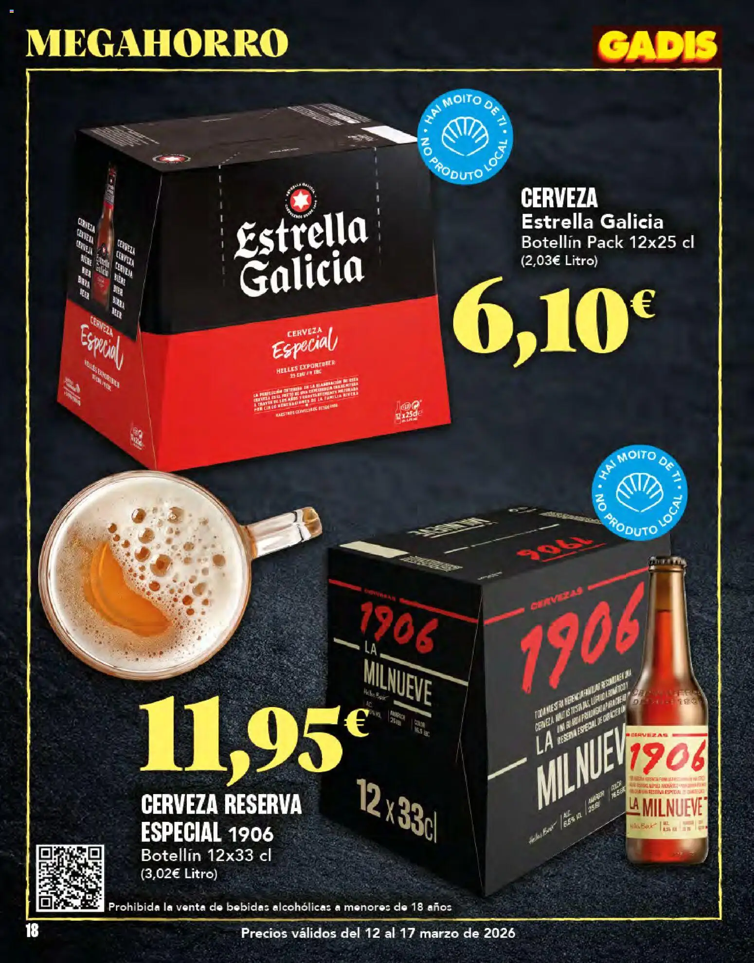 Gadis folleto │ válido desde el 12.03.2026 | Página: 18 | Productos: Cerveza