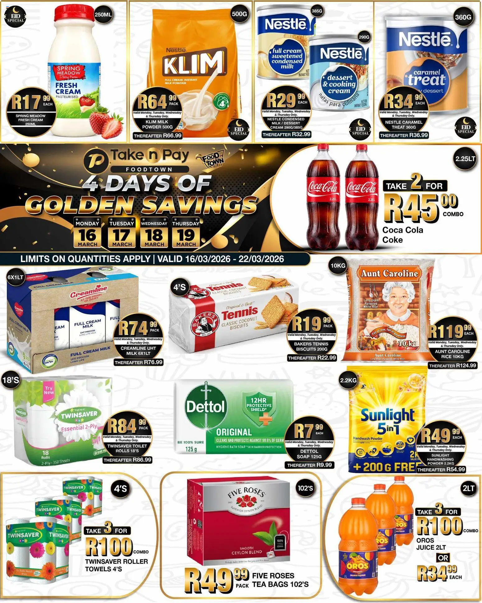 New Take n Pay catalogue – valid from 16.03.2026 | Page: 1