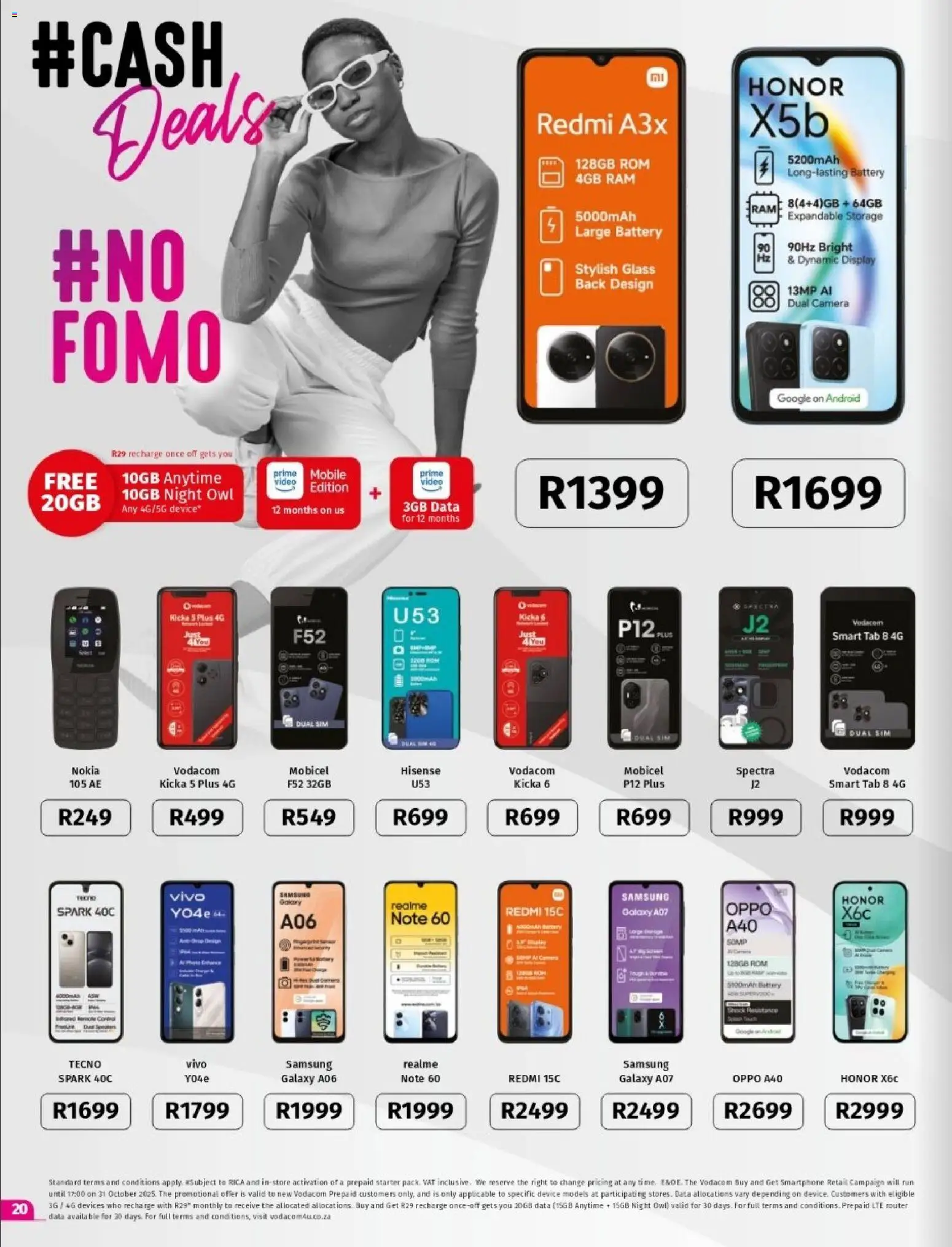 New Vodacom catalogue – valid from 07.11.2025 | Page: 20 | Products: Data, Router, Smartphone, Camera