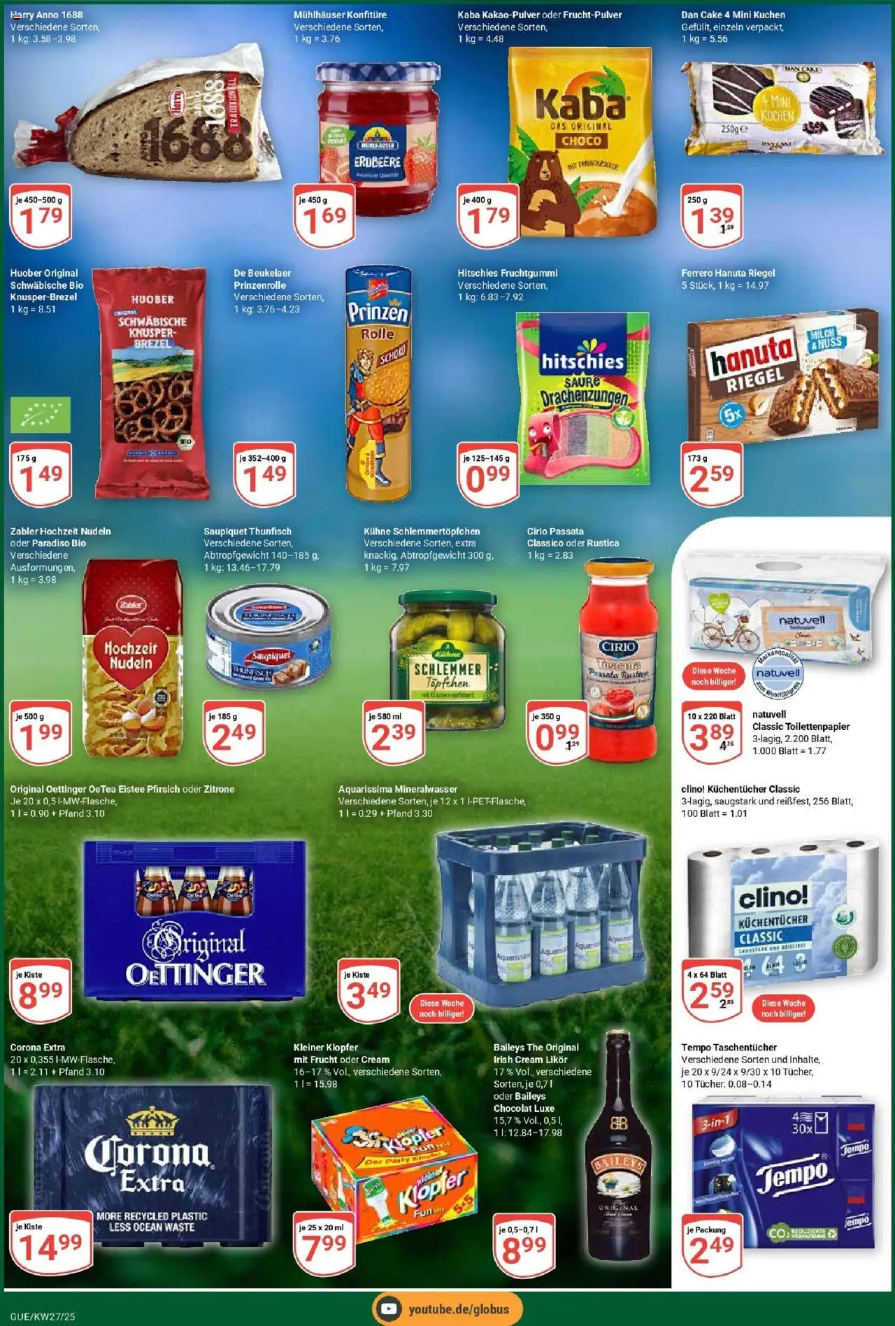 Globus prospekt Saarbrücken-Güdingen	 - gültig ab dem 29.06.2025 | Seite: 12 | Produkte: Tempo, Zitrone, Nudeln, Kuchen