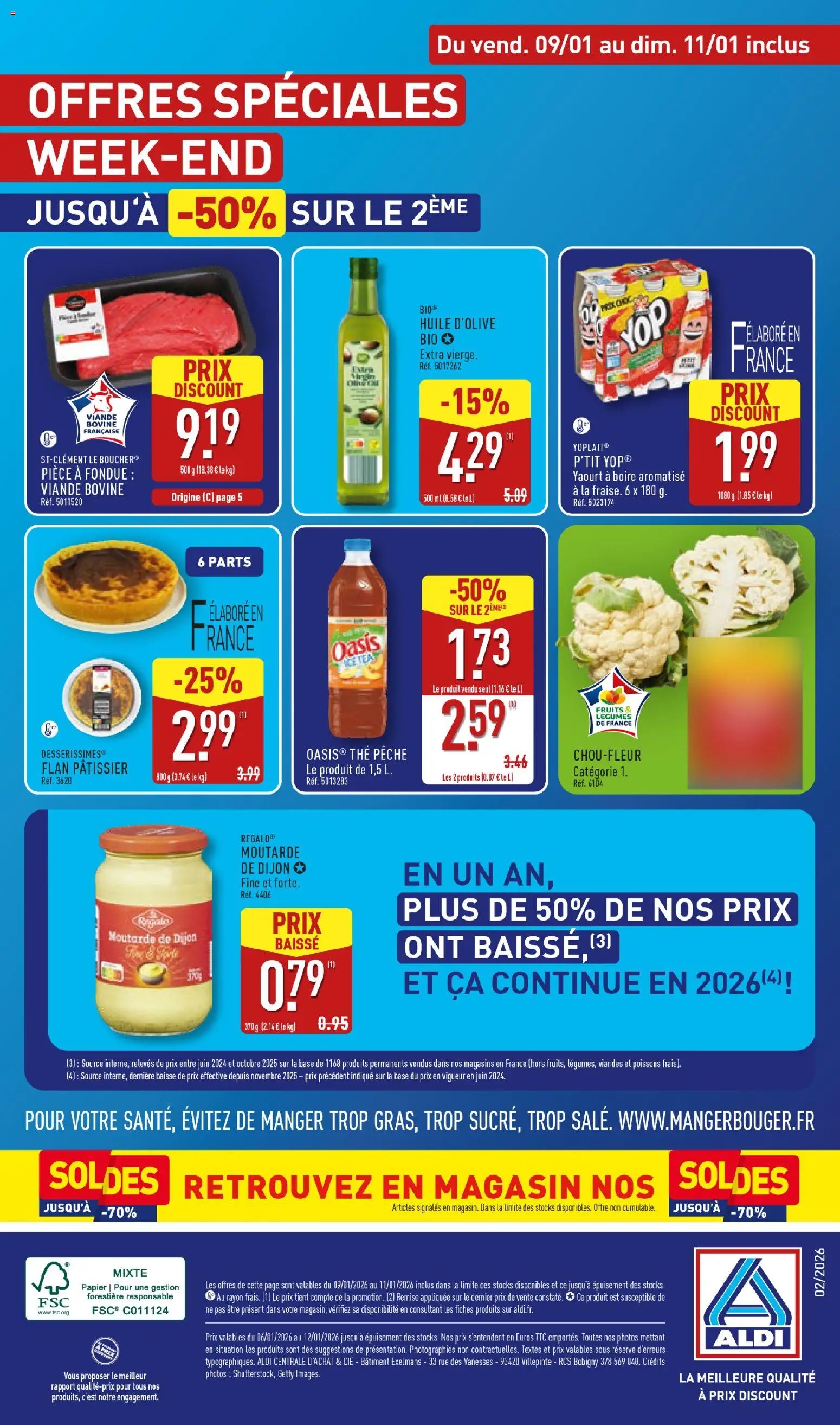 {H1} | Page: 42 | Produits: Pêche, Yaourt, Huile, Viande bovine