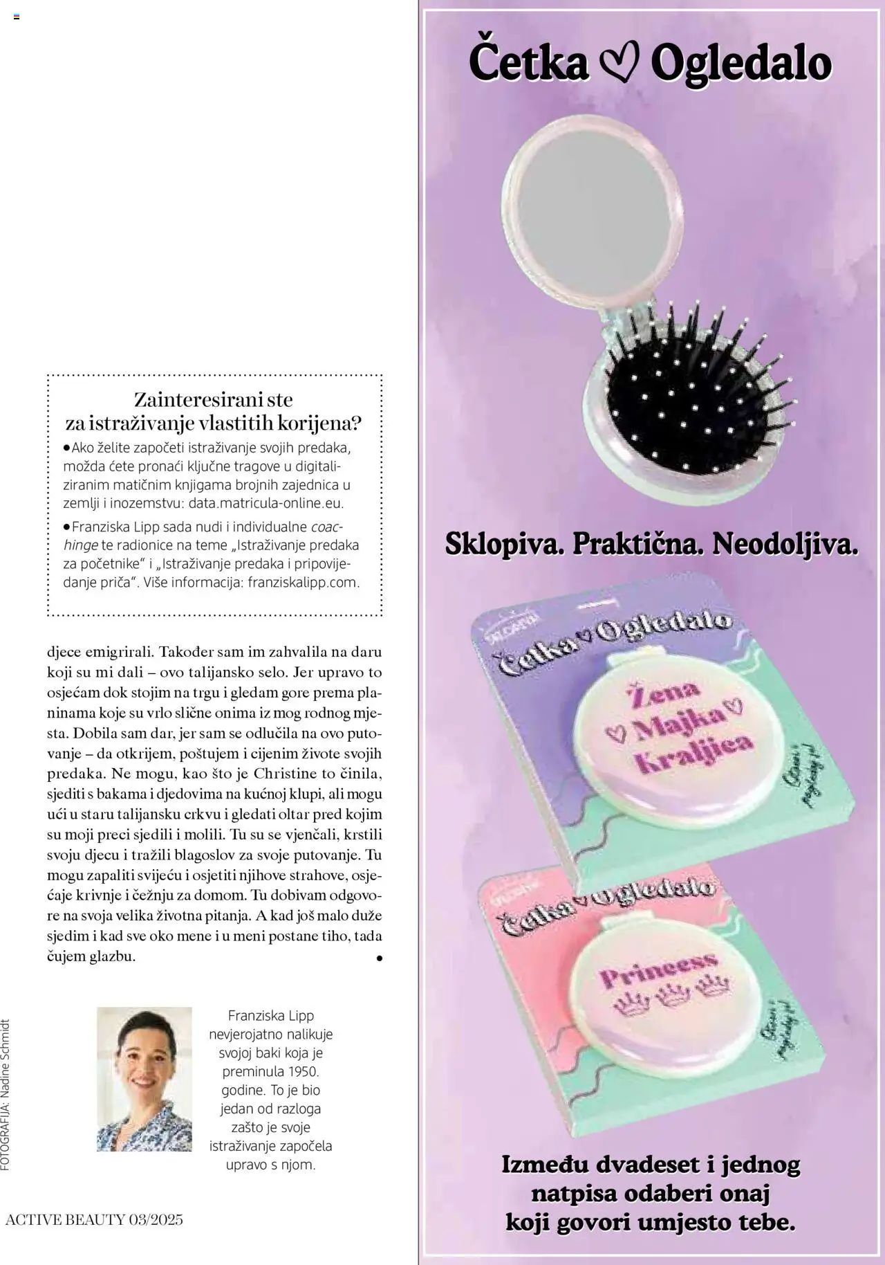 DM katalog | vrijedi od 01.10.2025 | Stranica: 27 | Proizvodi: Ogledalo, Četka