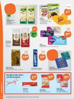 Tegut Prospekt ab 31.10.2025 gültig | Seite: 16 | Produkte: Musli, Nesquik, Schokolade, Kekse