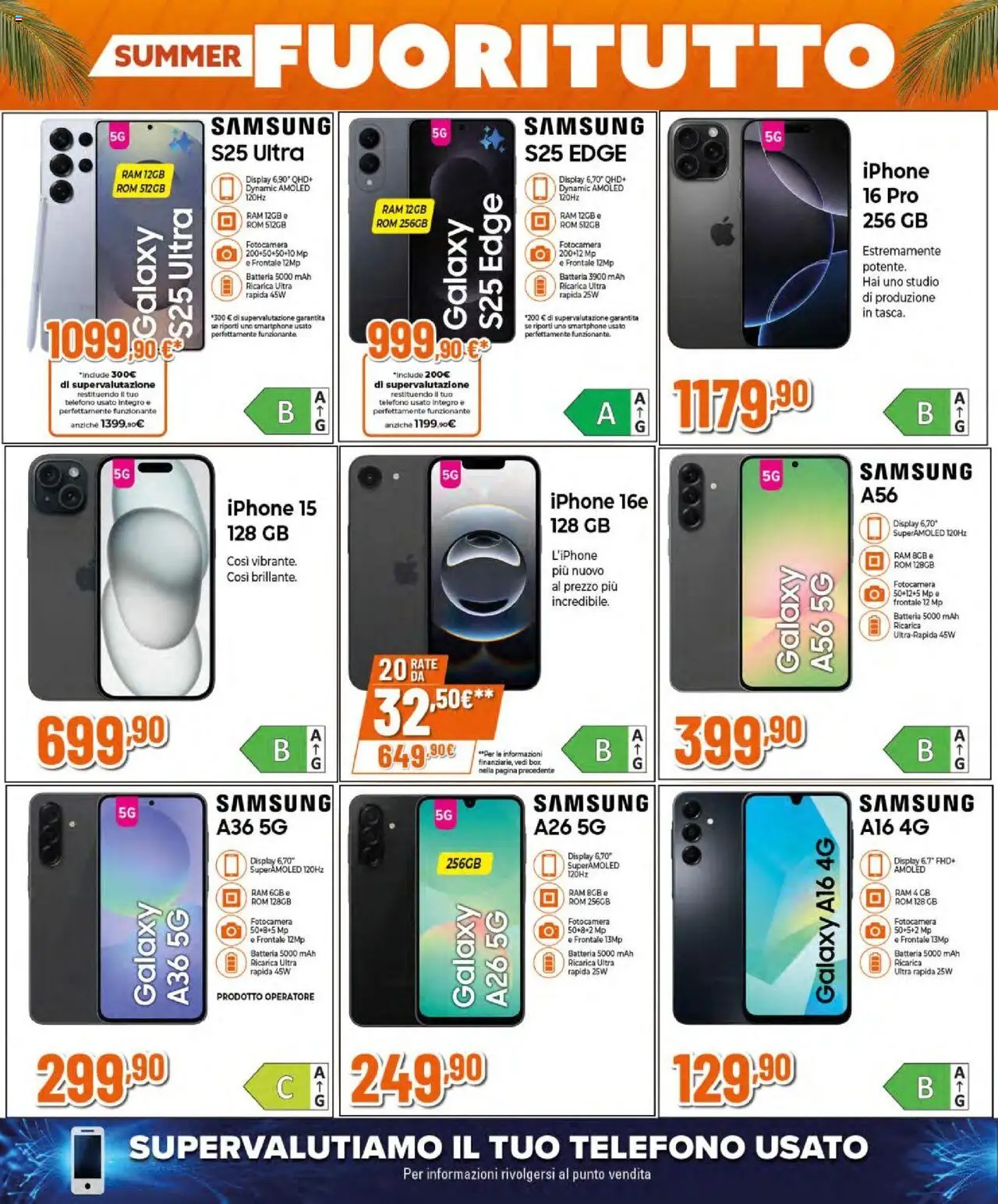 Volantino Expert del 30.07.2025 | Pagina: 13 | Prodotti: Iphone, Telefono, Fotocamera, Batteria