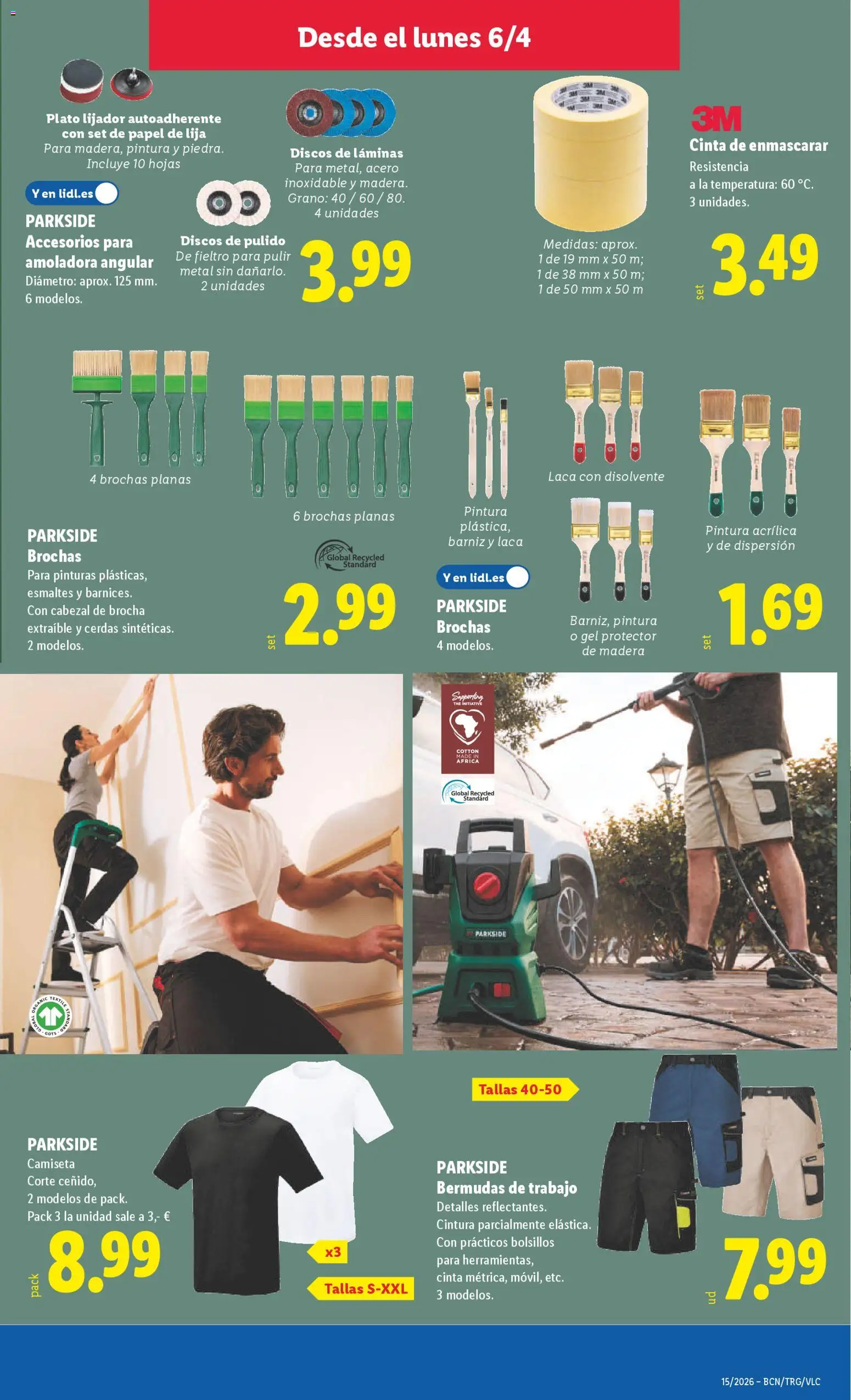 Lidl folleto de bazar │ válido desde el 06.04.2026 | Página: 11 | Productos: Bermudas, Brocha