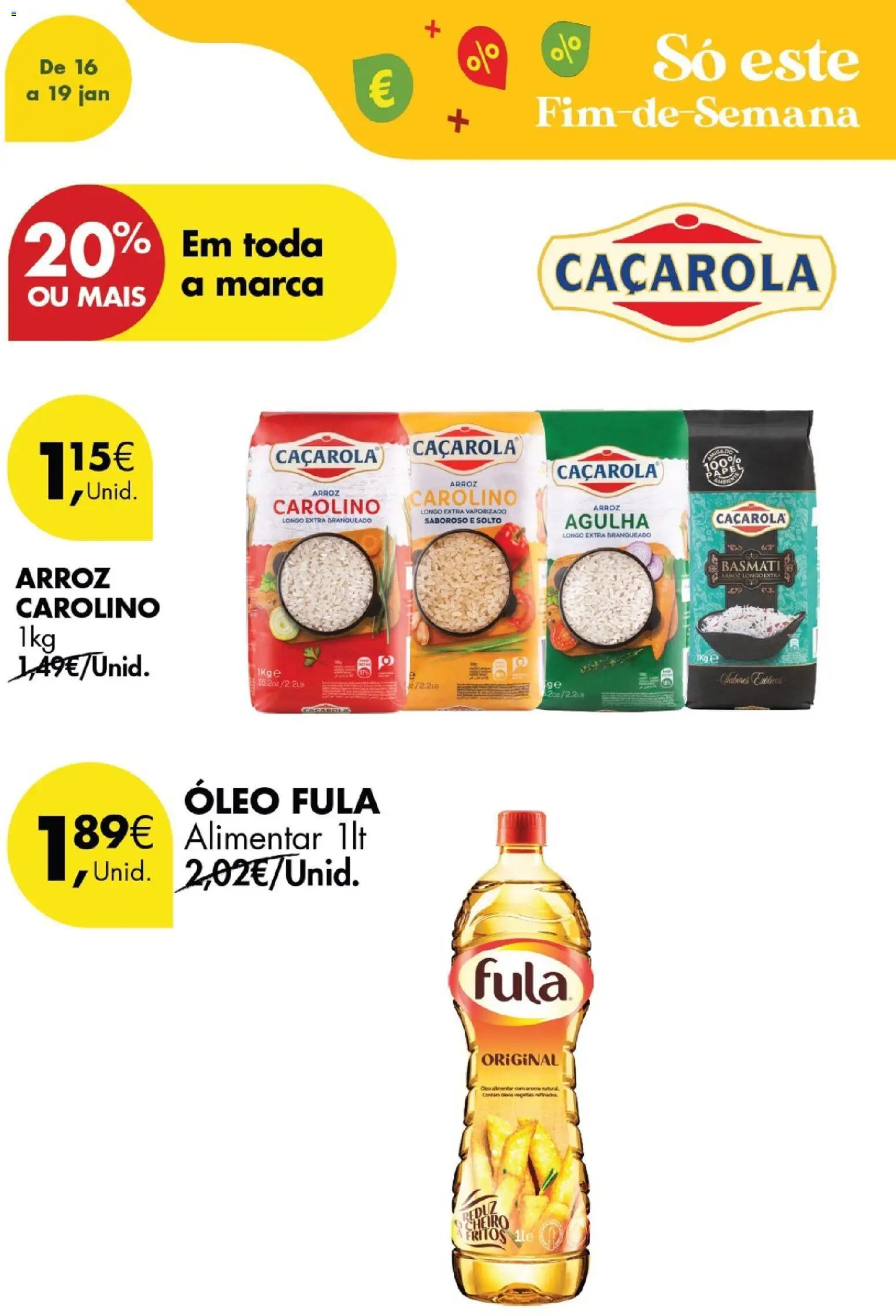 Pingo Doce Poupe este Fim de Semana │ válido de 16.01.2026 | Página: 11 | Produtos: Arroz basmati, Óleo, Arroz
