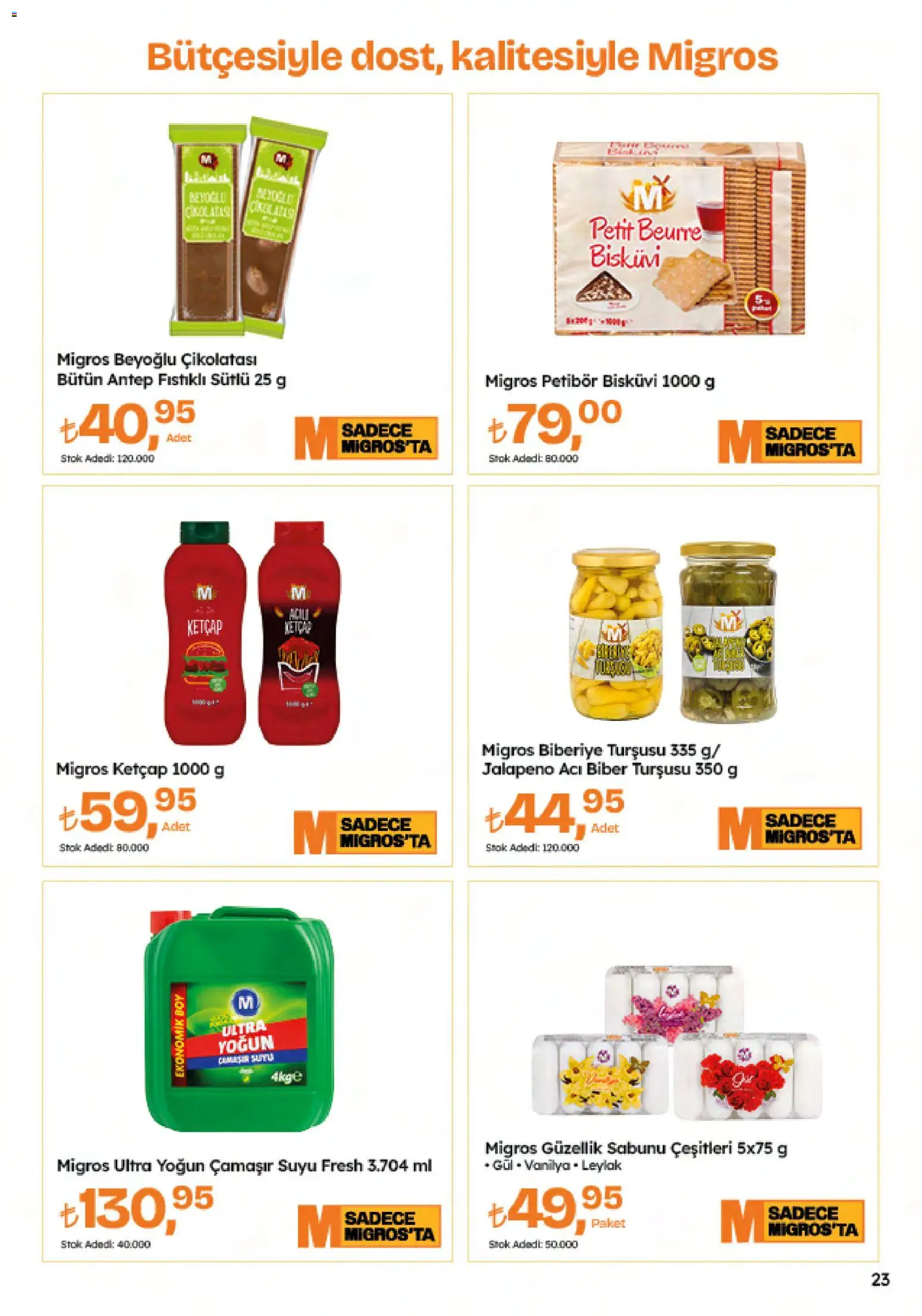Migros Katalog - 5M Migroskop Dijital - 12.03.2026 tarihinden itibaren geçerlidir | Sayfa: 23 | Ürünler: Ketçap, Biber, Acı biber, Bisküvi
