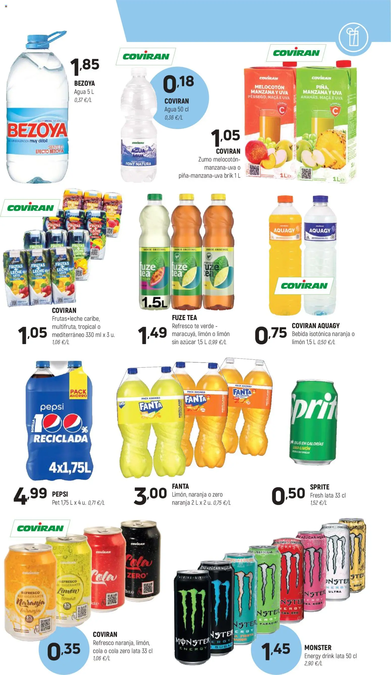 Coviran - Ceuta │ válido desde el 13.01.2026 | Página: 11 | Productos: Leche, Ροζ πιπέρι, Manzana, Πρίζες