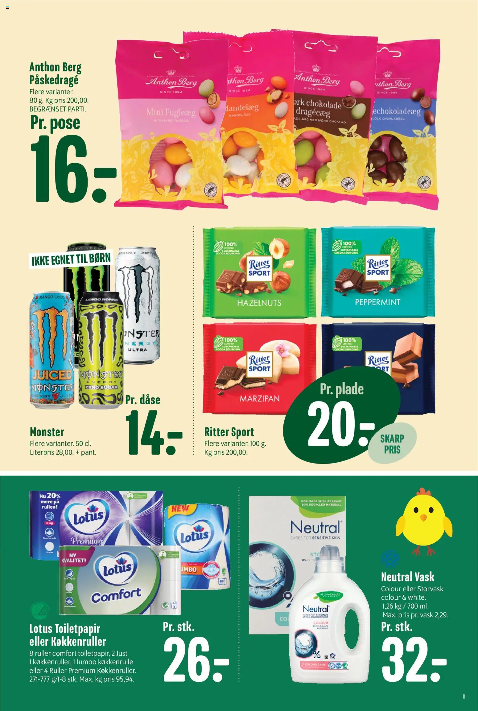 Min Købmand tilbudsavis – gyldig fra 27.03.2026 | Side: 11 | Produkter: Mango, Chokolade