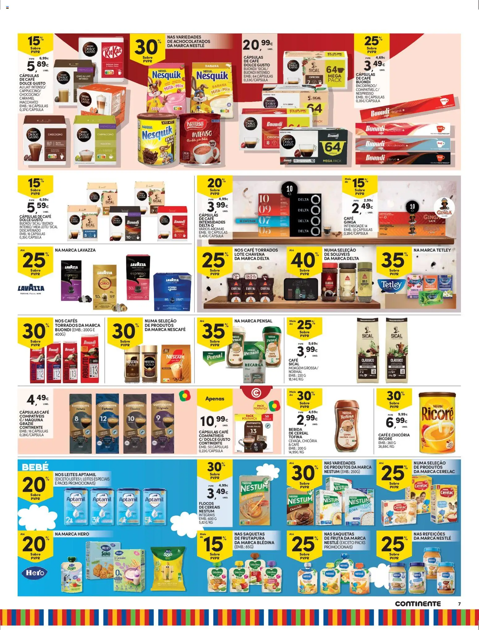 Continente - Madeira │ válido de 25.11.2025 | Página: 7 | Produtos: Banana, Cafe buondi, Delta q, Cereais