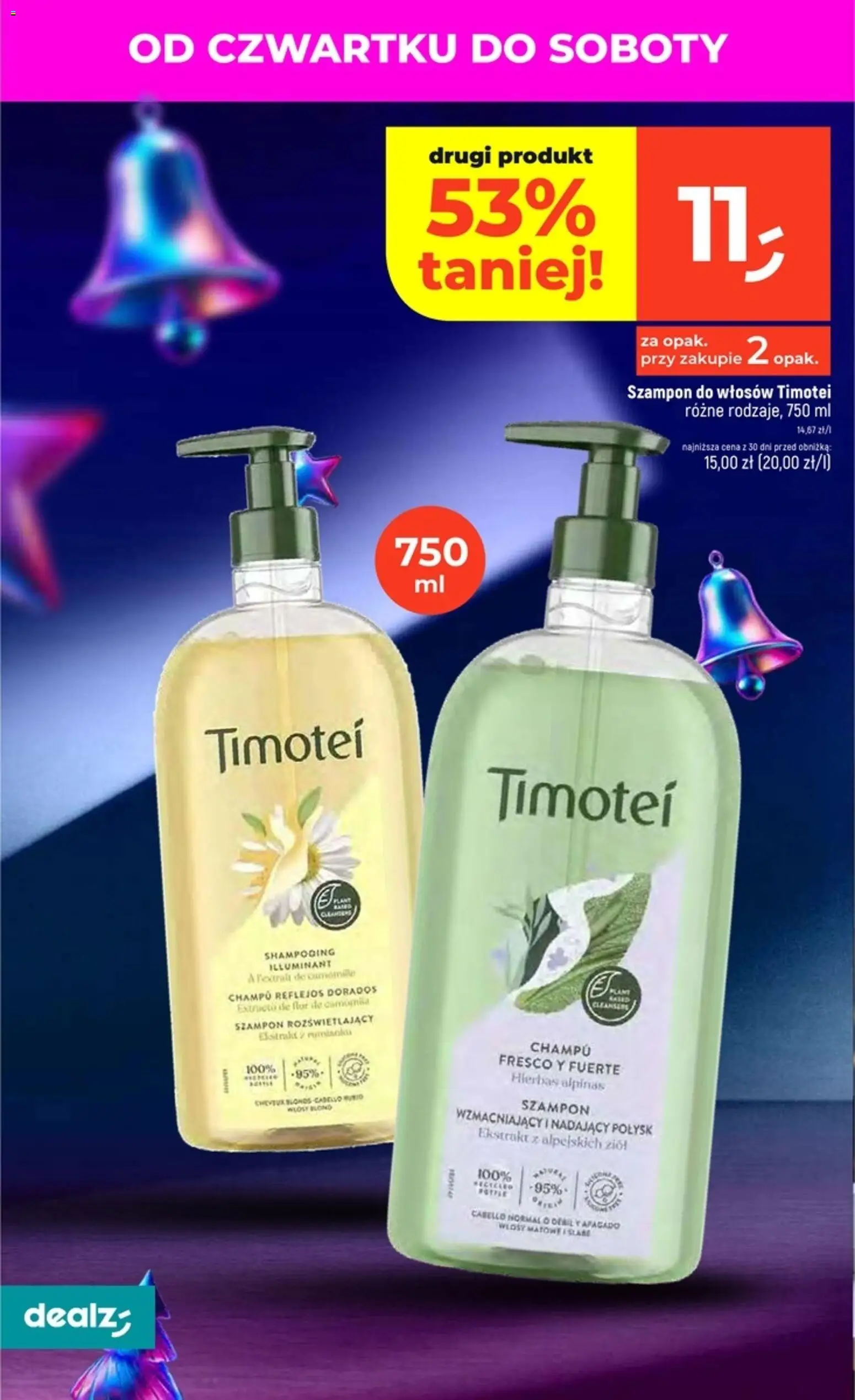Dealz Gazetka od 20.11.2025 | Strona: 10 | Produkty: Szampon, Fresco