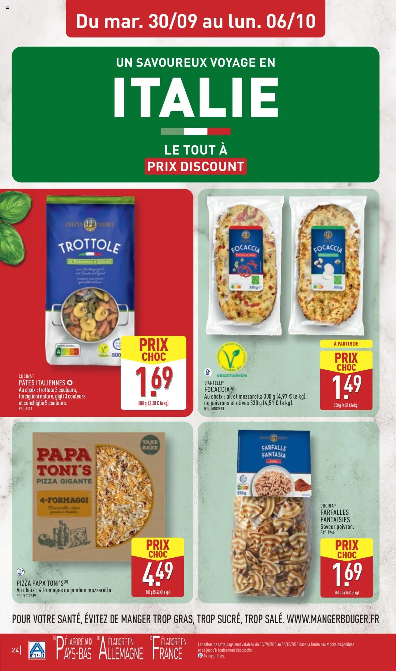  | Page: 26 | Produits: Olives, Ail, Jambon, Pizza