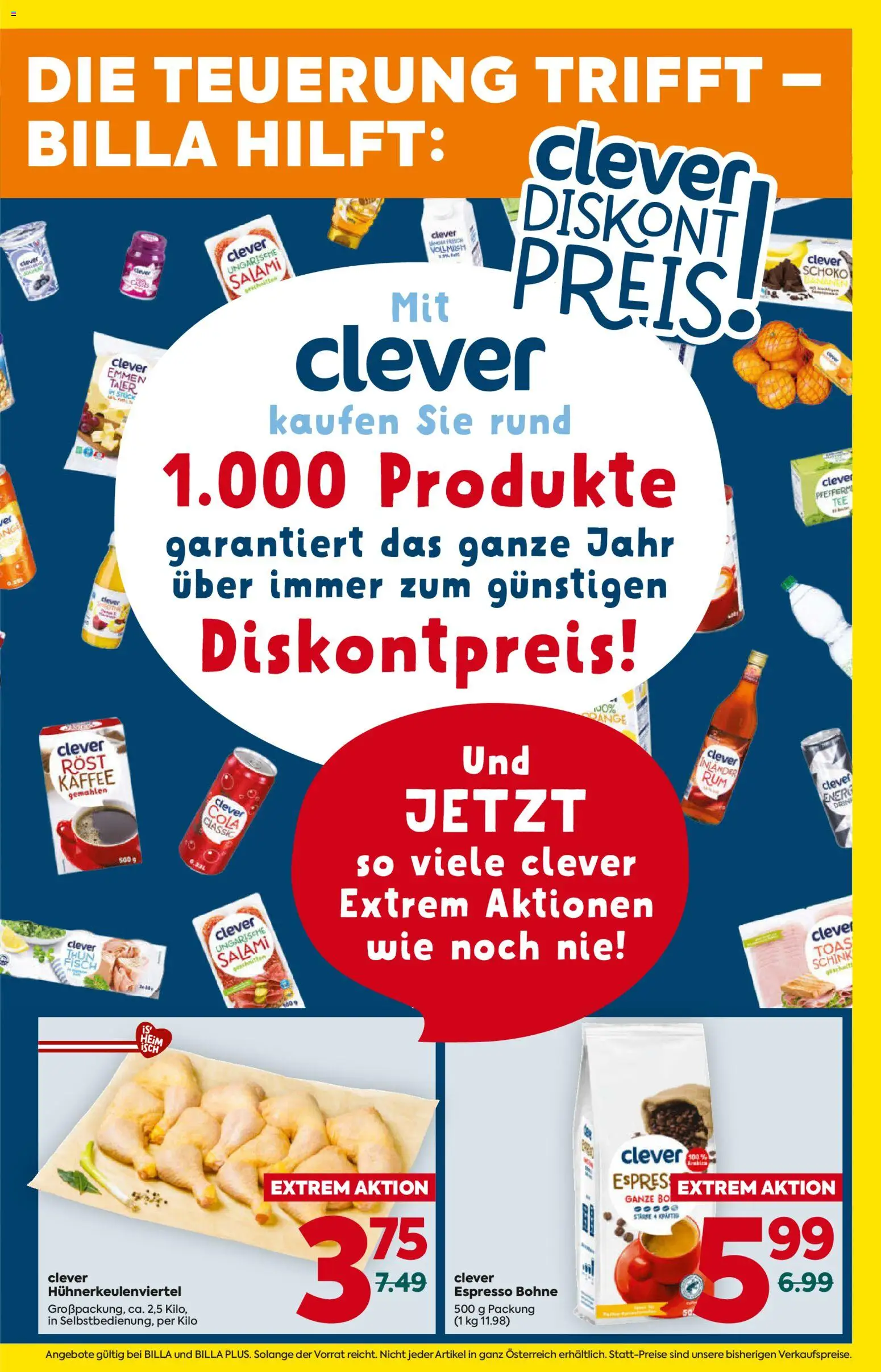Billa Flugblatt -  Salzburg gültig ab 30.10.2025 | Seite: 3 | Produkte: Kaffee, Salami, Fisch