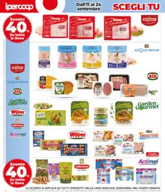 Volantino Ipercoop del 11.09.2025 | Pagina: 4 | Prodotti: Bresaola, Tacchino, Mozzarella, Data