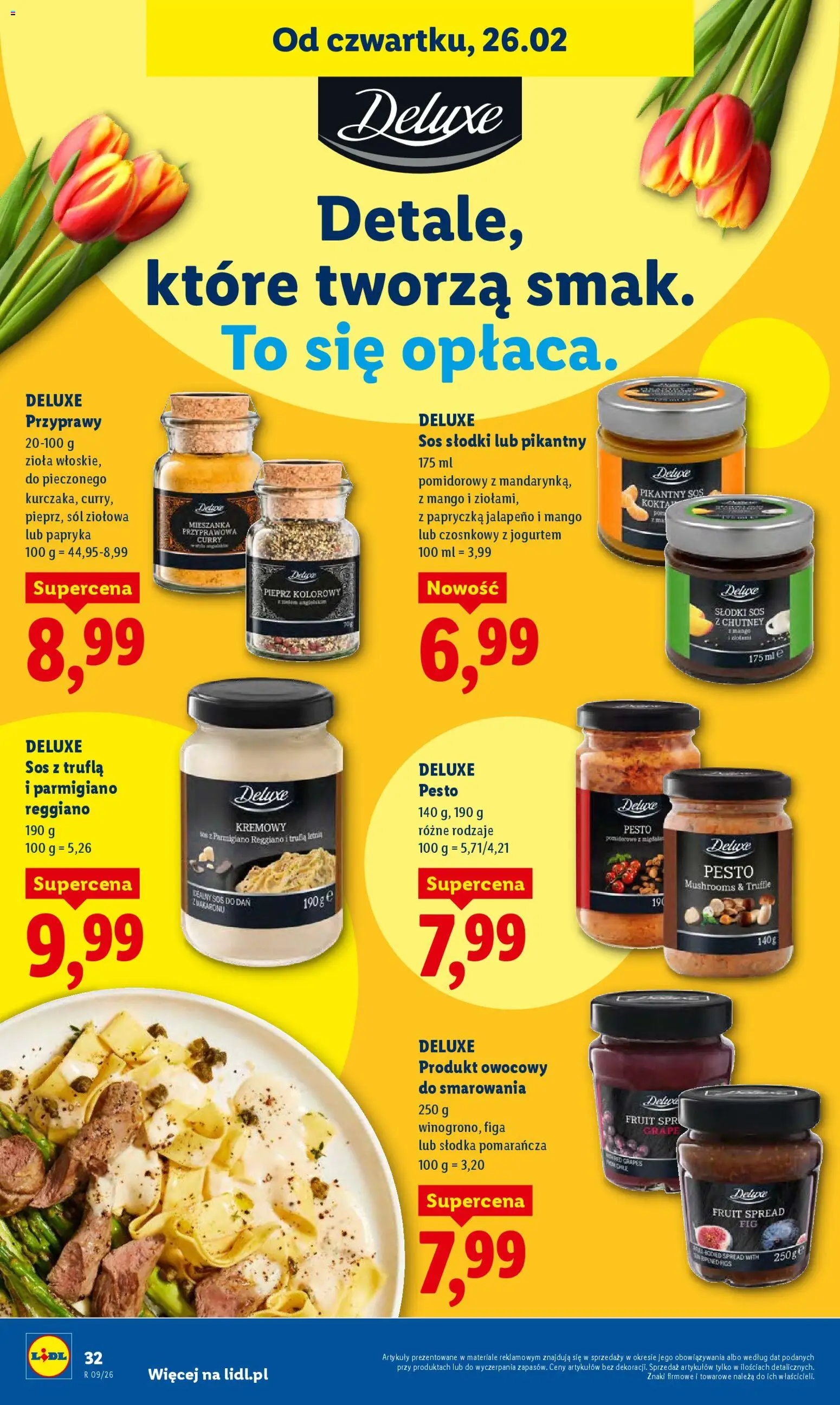 Lidl Gazetka od 26.02.2026 | Strona: 32 | Produkty: Mango, Pesto, Sól, Pieprz