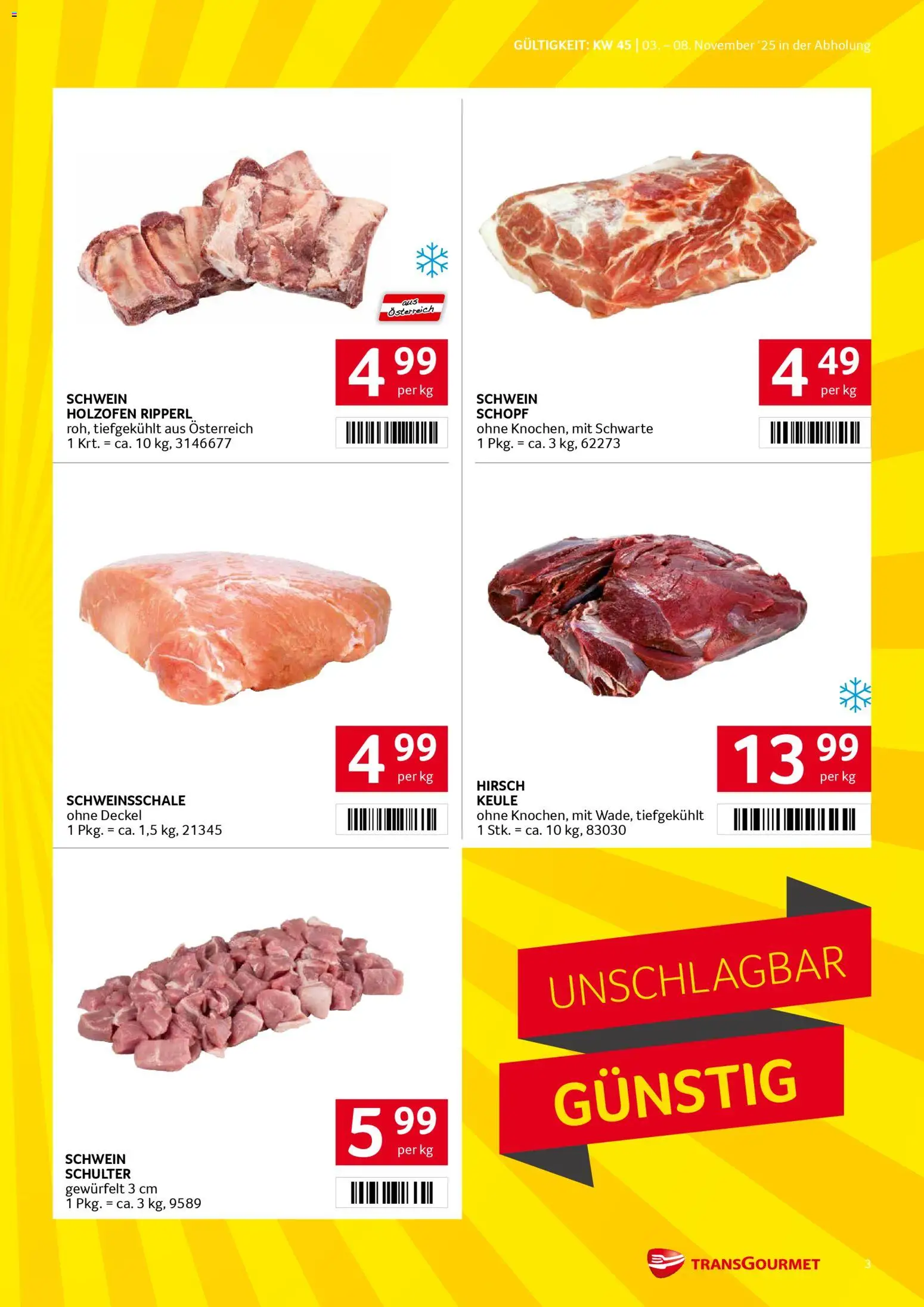 Transgourmet Flugblatt gültig ab 03.11.2025 | Seite: 3