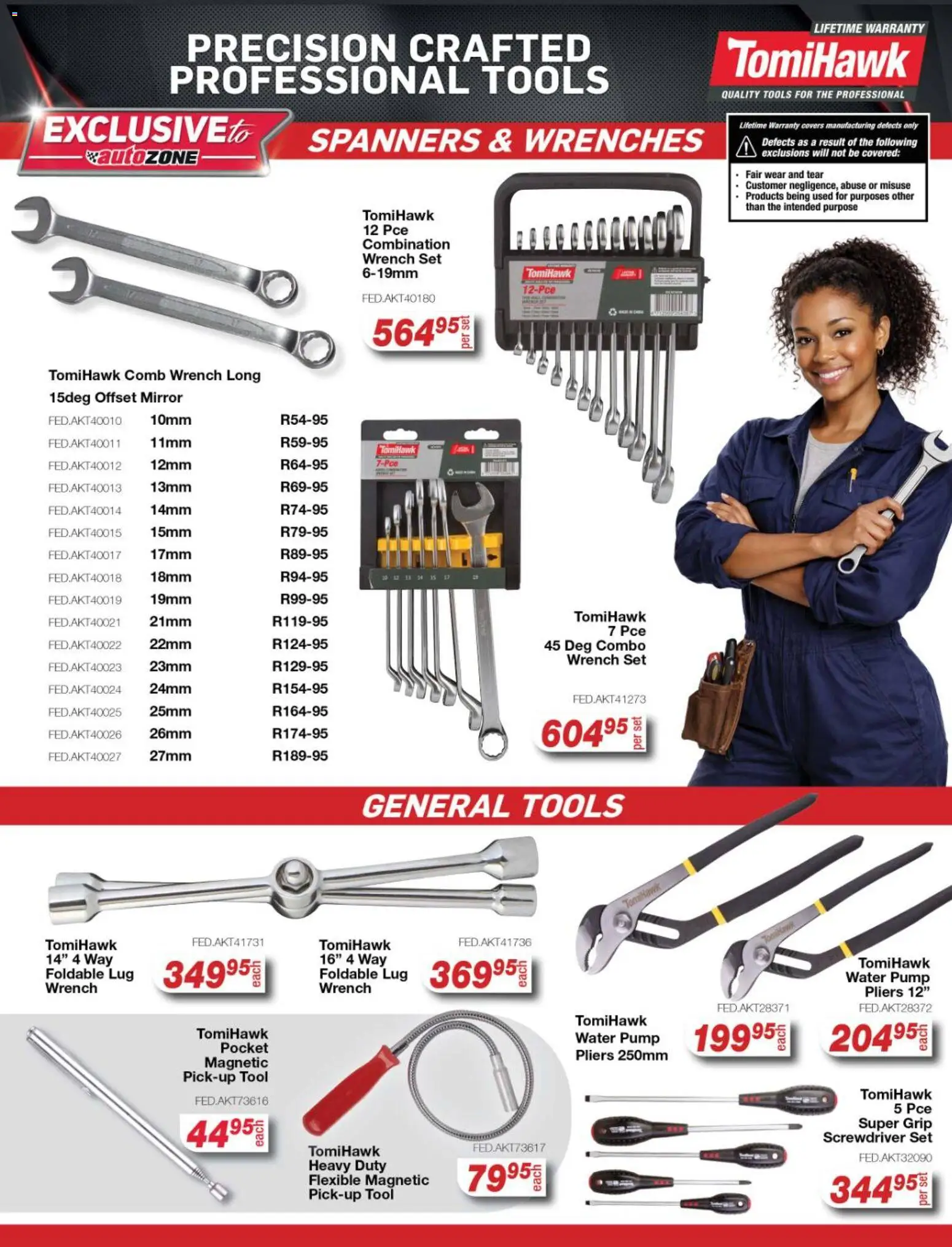 New AutoZone catalogue – valid from 23.04.2026 | Page: 5 | Products: Wrench, Mirror, Water