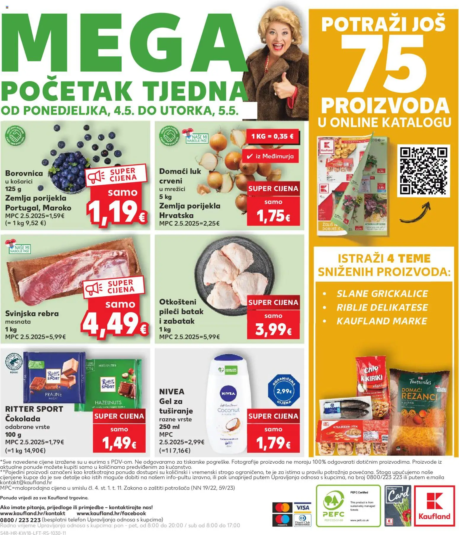 Kaufland katalog | vrijedi od 29.04.2026 | Stranica: 48 | Proizvodi: Praline, Rezanci, Pasta, Nivea
