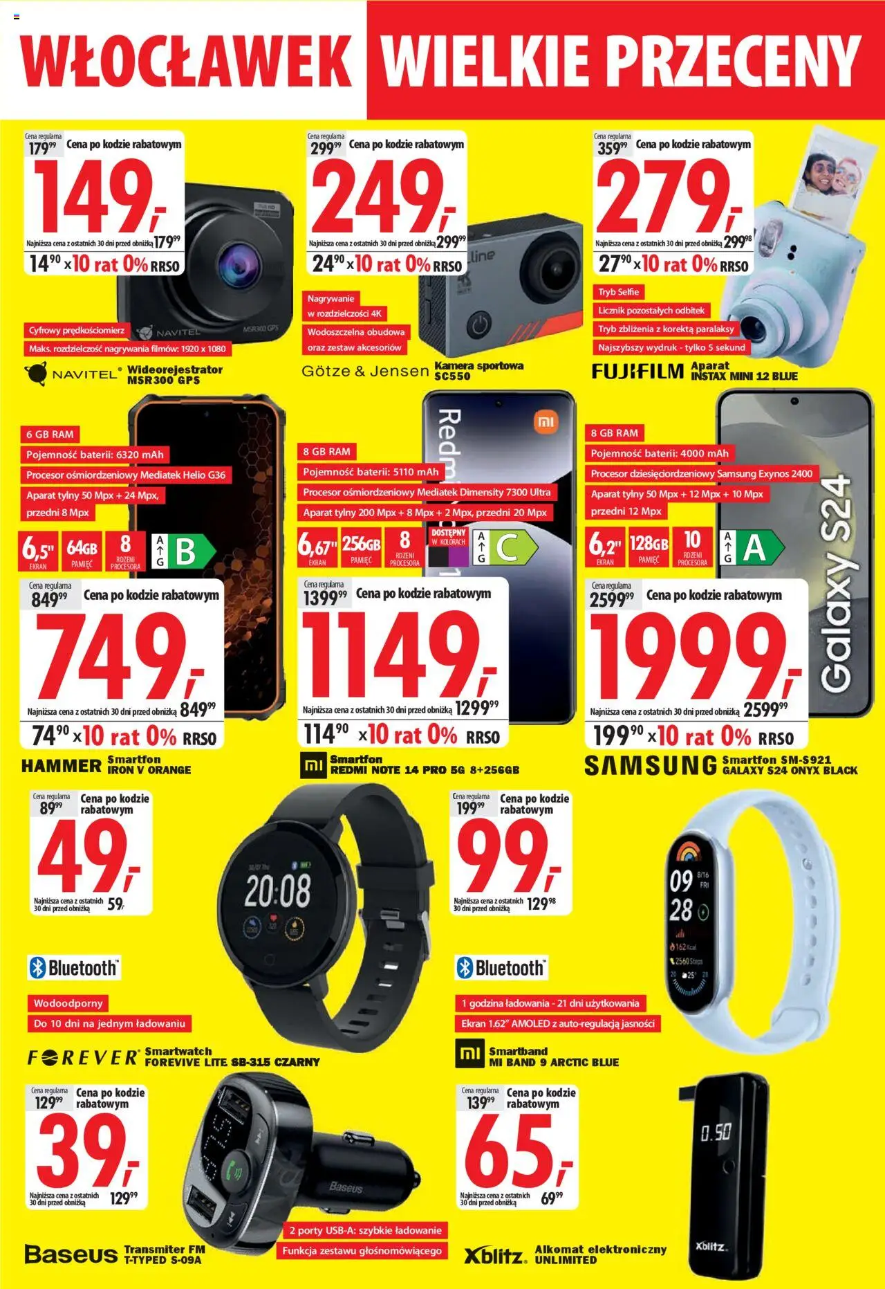 Mediaexpert Gazetka - Wielkie przeceny Włocławek od 21.08.2025 | Strona: 4 | Produkty: Smartfon, Smartwatch, Smartband