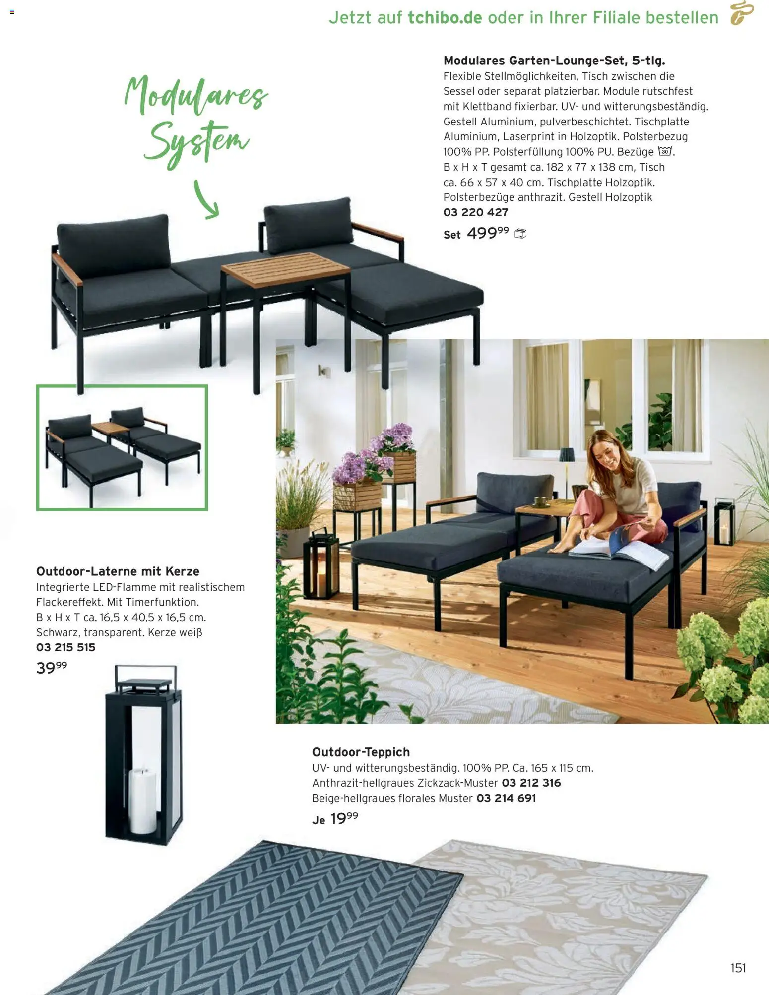 Tchibo Katalog Frühling – gültig ab 24.03.2026 | Seite: 151 | Produkte: Sessel, Tisch