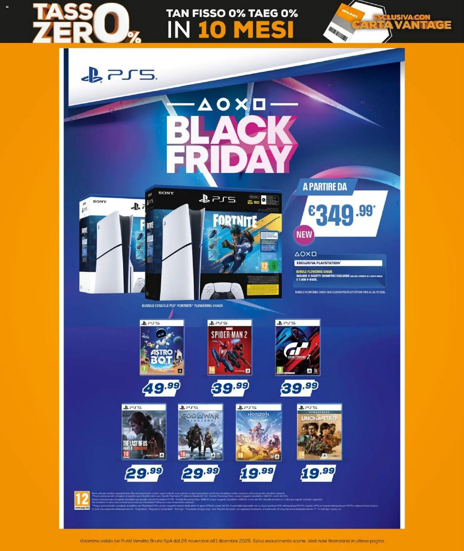 Volantino BRUNO del 26.11.2025 | Pagina: 35 | Prodotti: The, Playstation