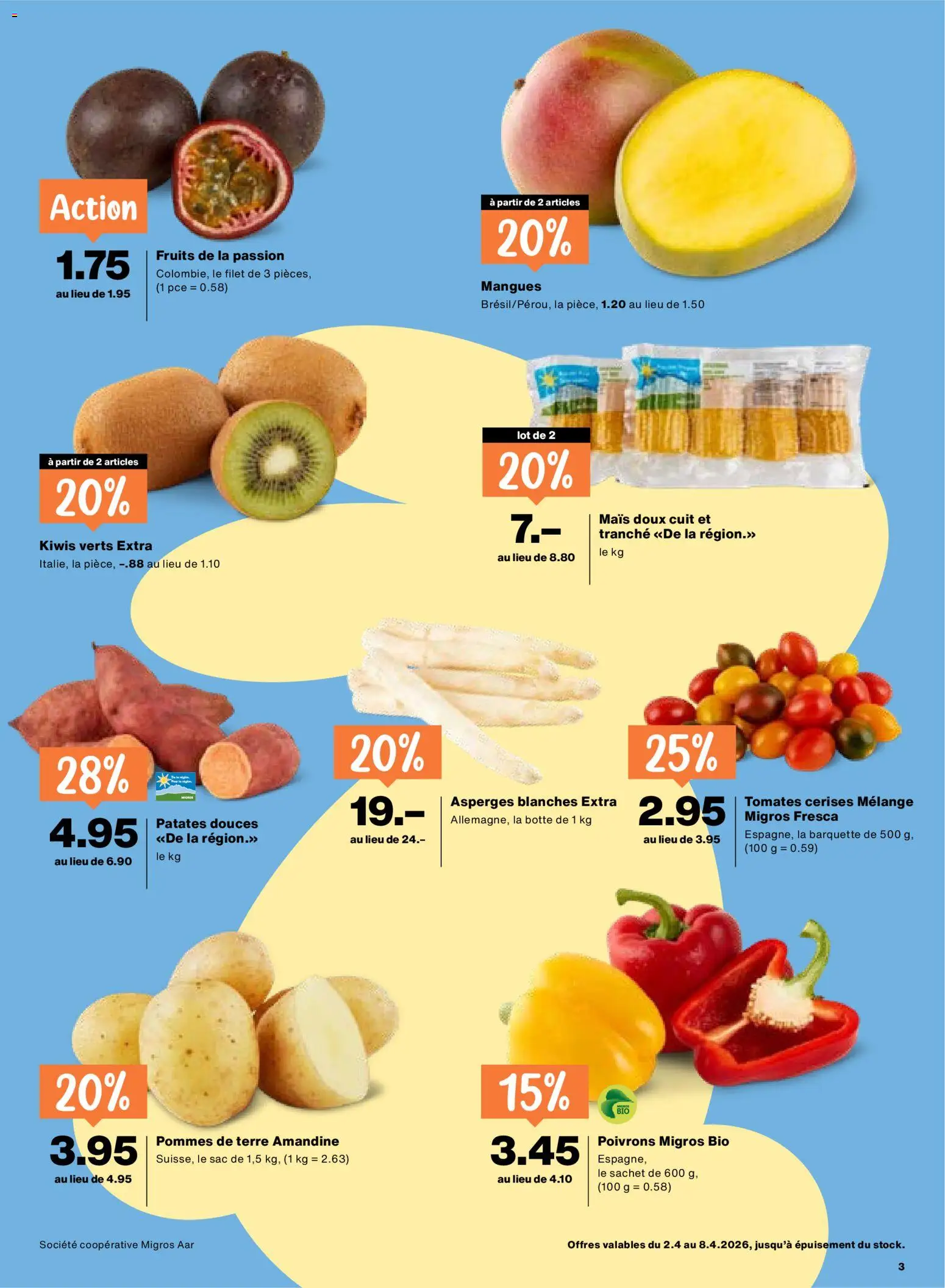 Migros aktionen FR – gültig ab 02.04.2026 | Seite: 3