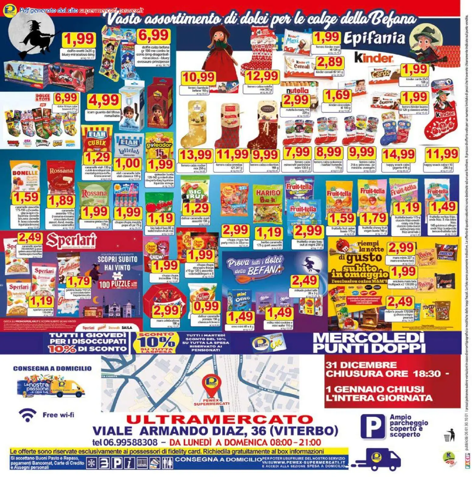 Volantino Pewex del 27.12.2025 | Pagina: 24 | Prodotti: Cereali, Frutta, Latte, Crackers