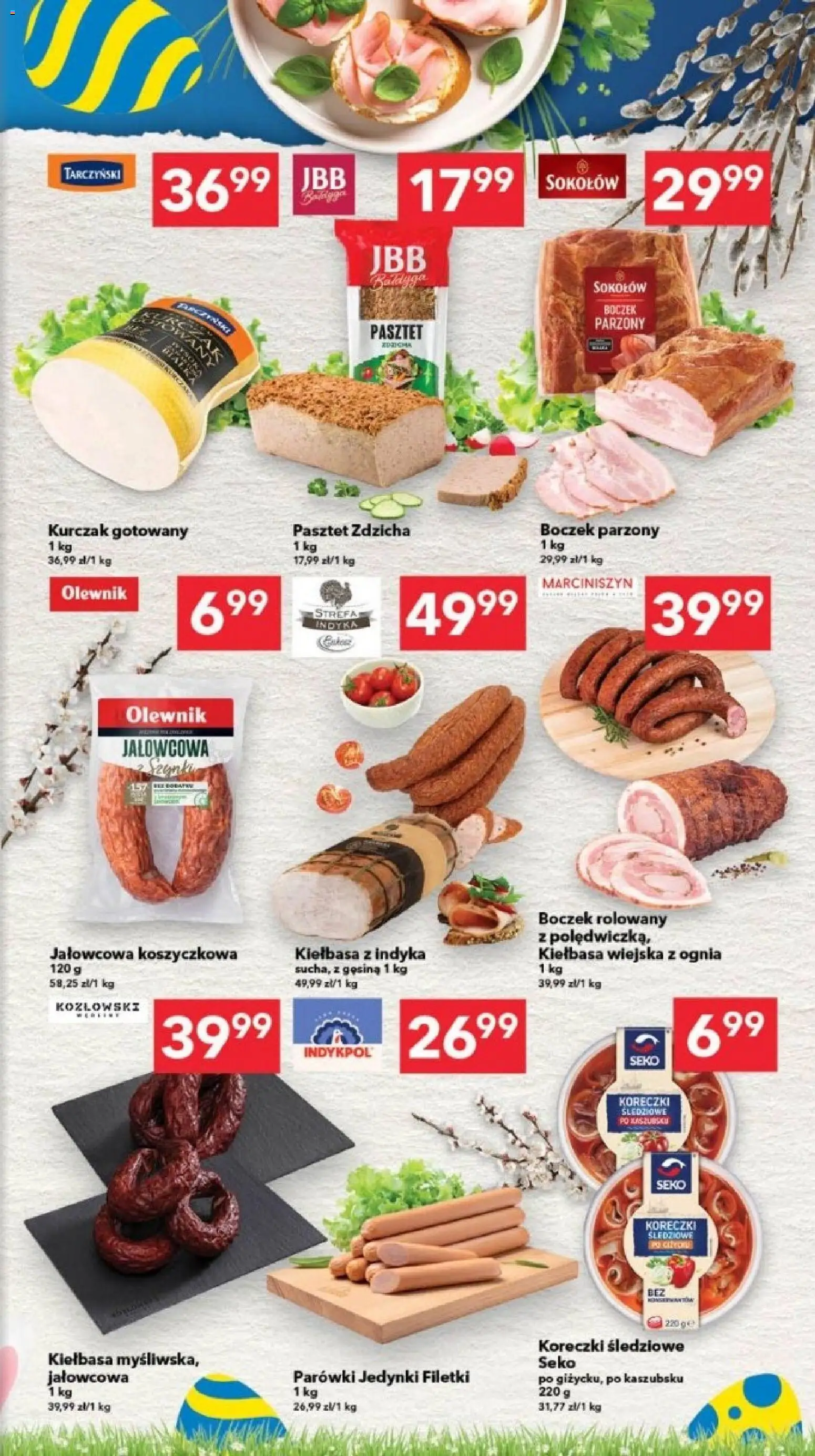 Lewiatan gazetka - Gdańsk od 12.03.2026 | Strona: 5 | Produkty: Kiełbasa, Kurczak, Parówki, Boczek parzony