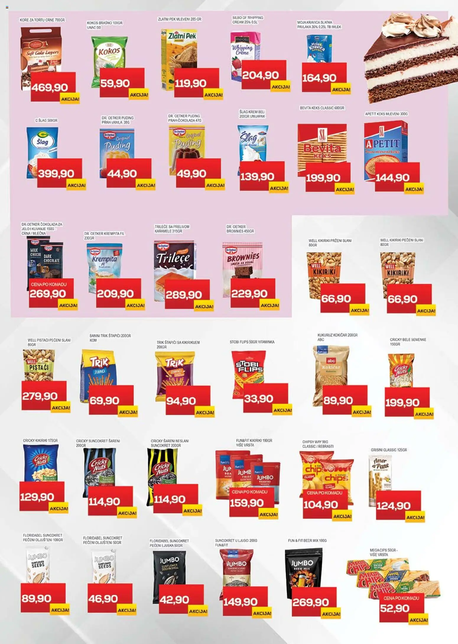 Medius katalog - važi od 16.12.2025 | Strana: 12 | Proizvode: Puding, Kore za tortu, Kukuruz, Čokolada