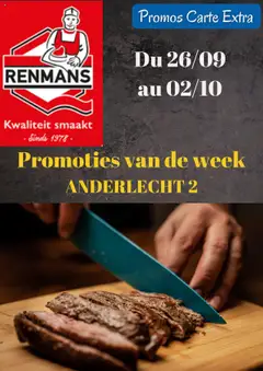 Renmans folder / publicité - Voorbeeld van een folder van Renmans, geldig van 26.09.2025